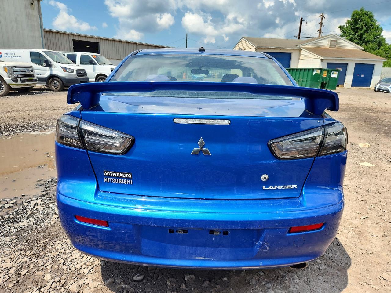 2010 Mitsubishi Lancer Es/es Sport Blue vin: JA32U2FU9AU015897