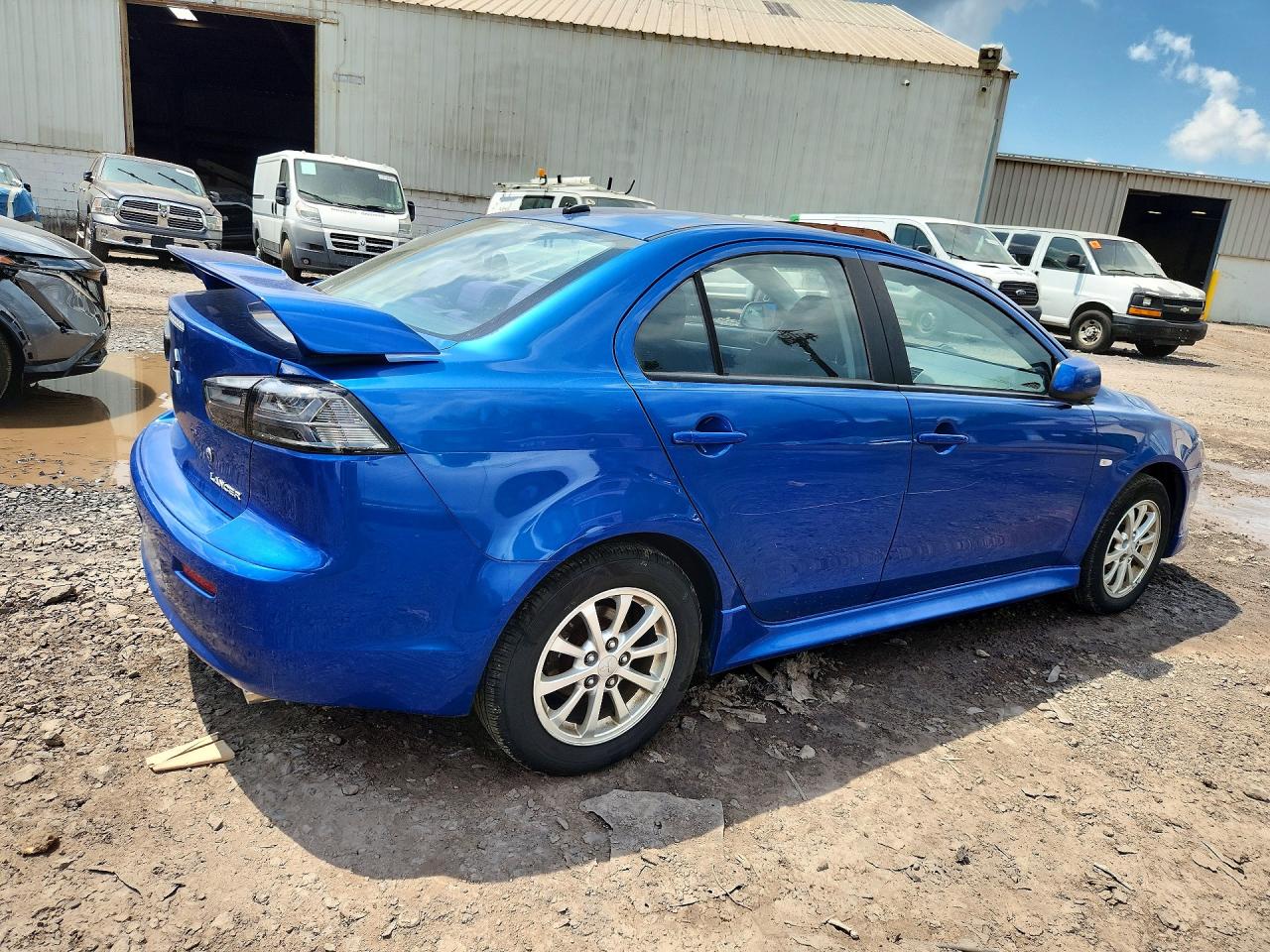 2010 Mitsubishi Lancer Es/es Sport Blue vin: JA32U2FU9AU015897