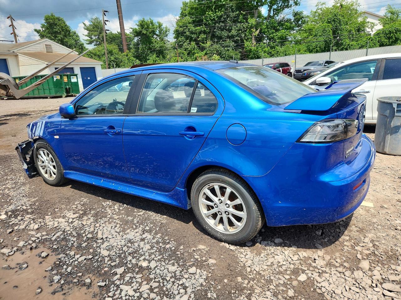 2010 Mitsubishi Lancer Es/es Sport Blue vin: JA32U2FU9AU015897