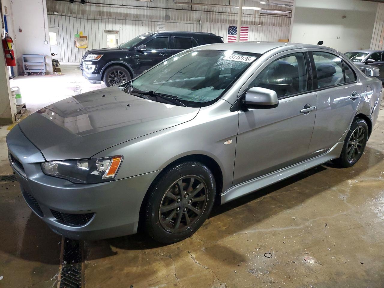 2012 Mitsubishi Lancer Es/es Sport Silver vin: JA32U2FU9CU006930