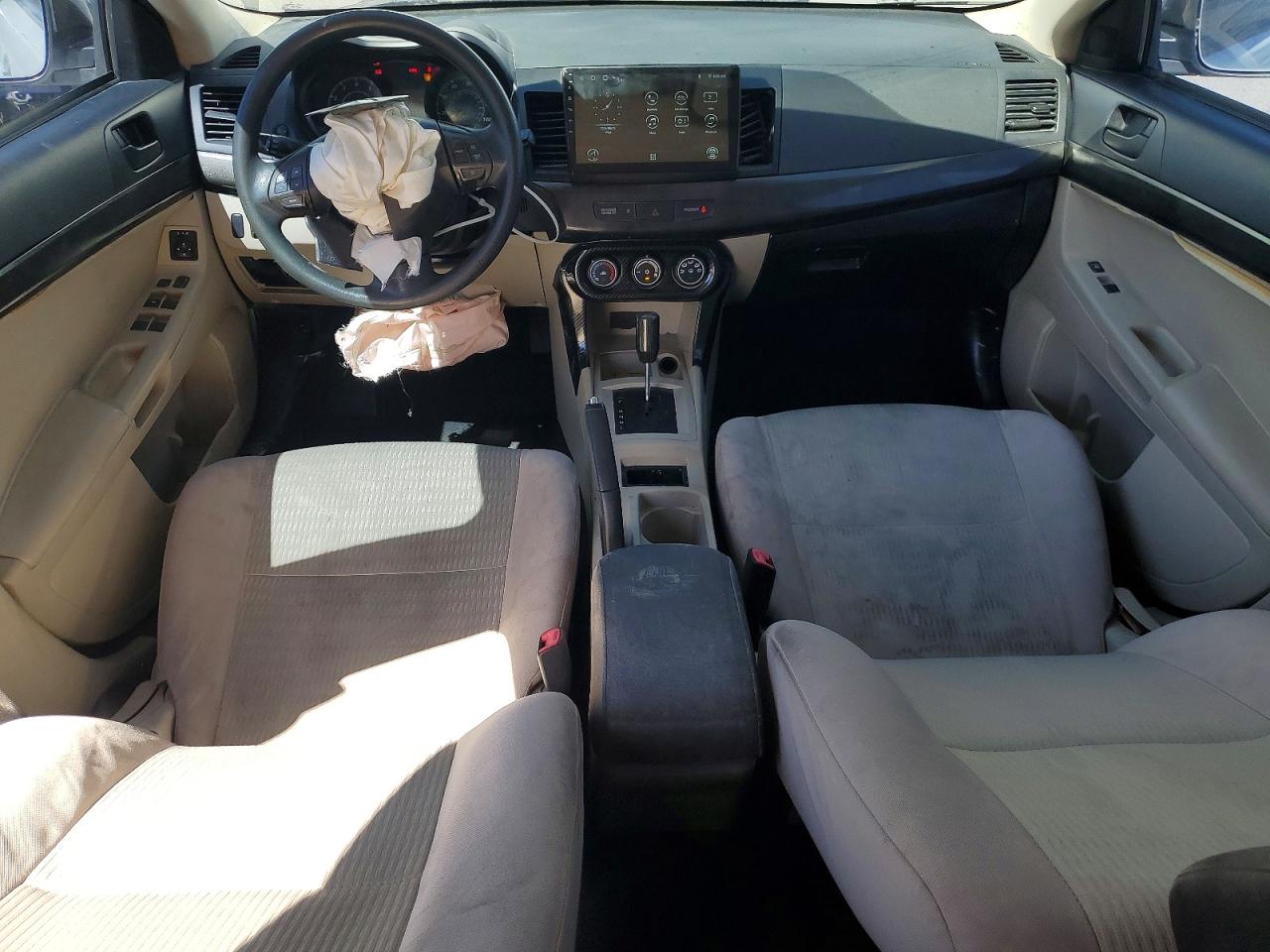 2012 Mitsubishi Lancer Es White vin: JA32U2FU9CU019712