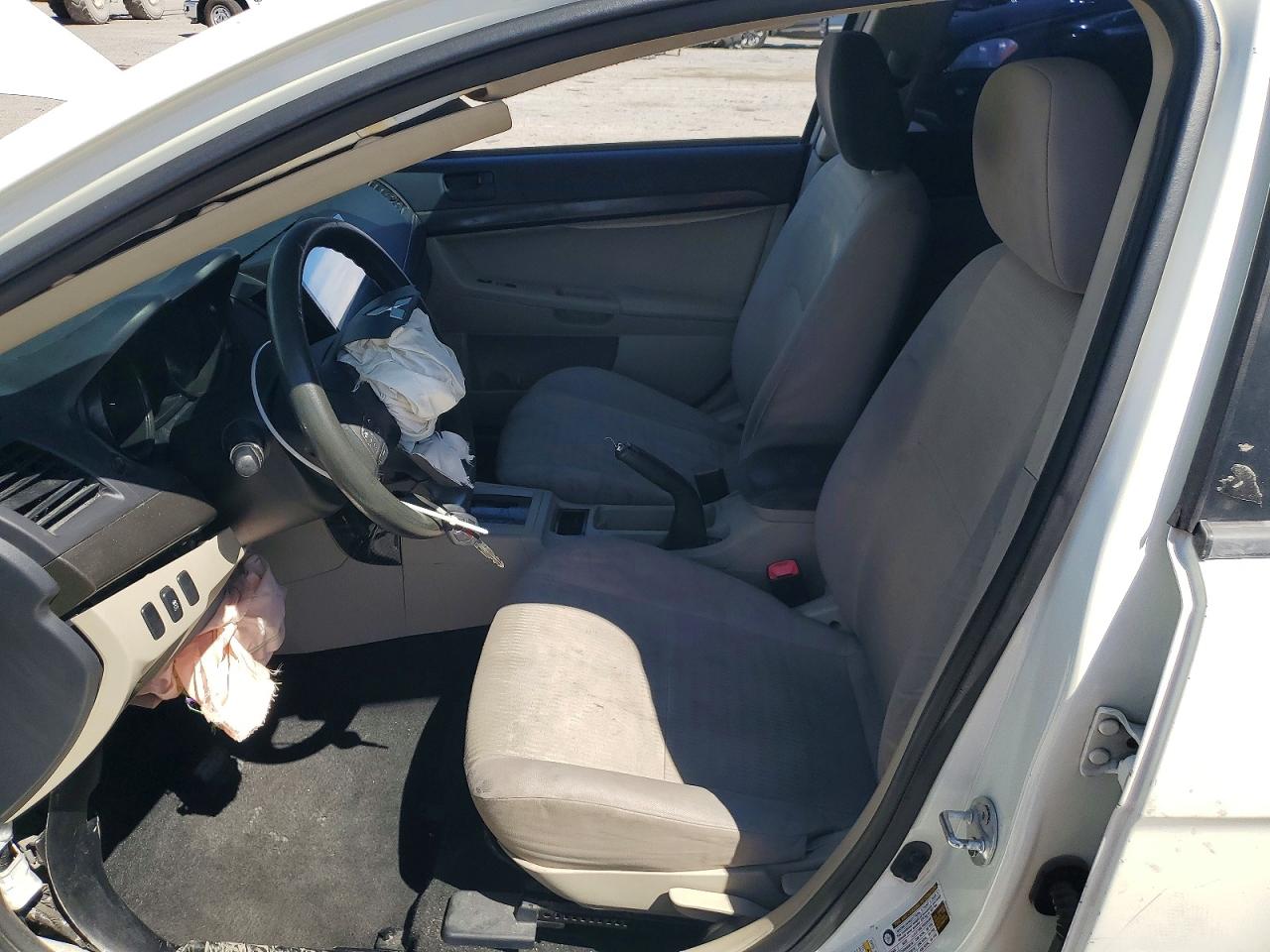 2012 Mitsubishi Lancer Es White vin: JA32U2FU9CU019712
