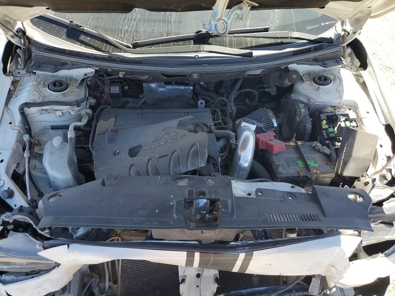 2012 Mitsubishi Lancer Es White vin: JA32U2FU9CU019712
