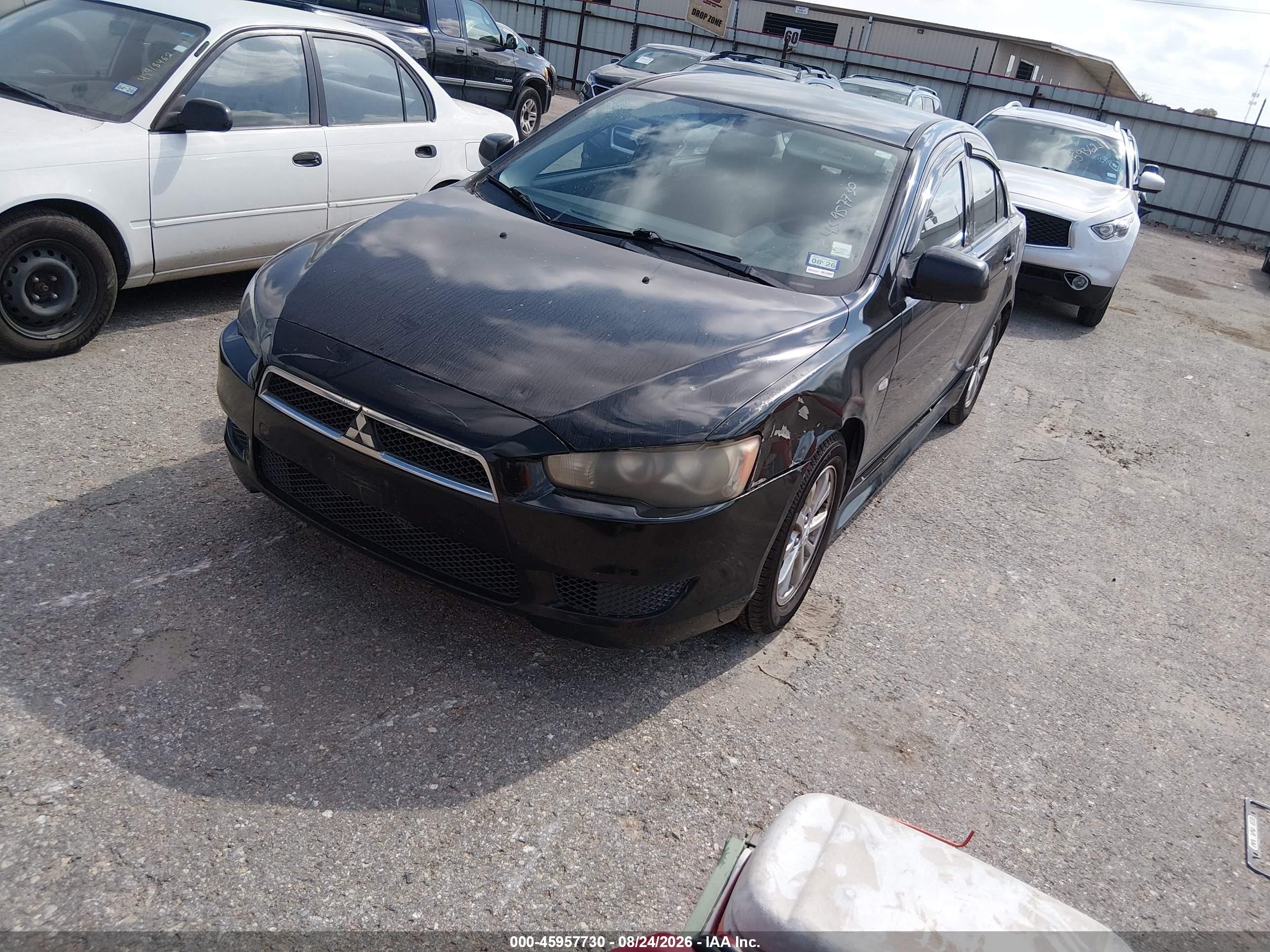 2012 Mitsubishi Lancer Es Черный vin: JA32U2FU9CU023999