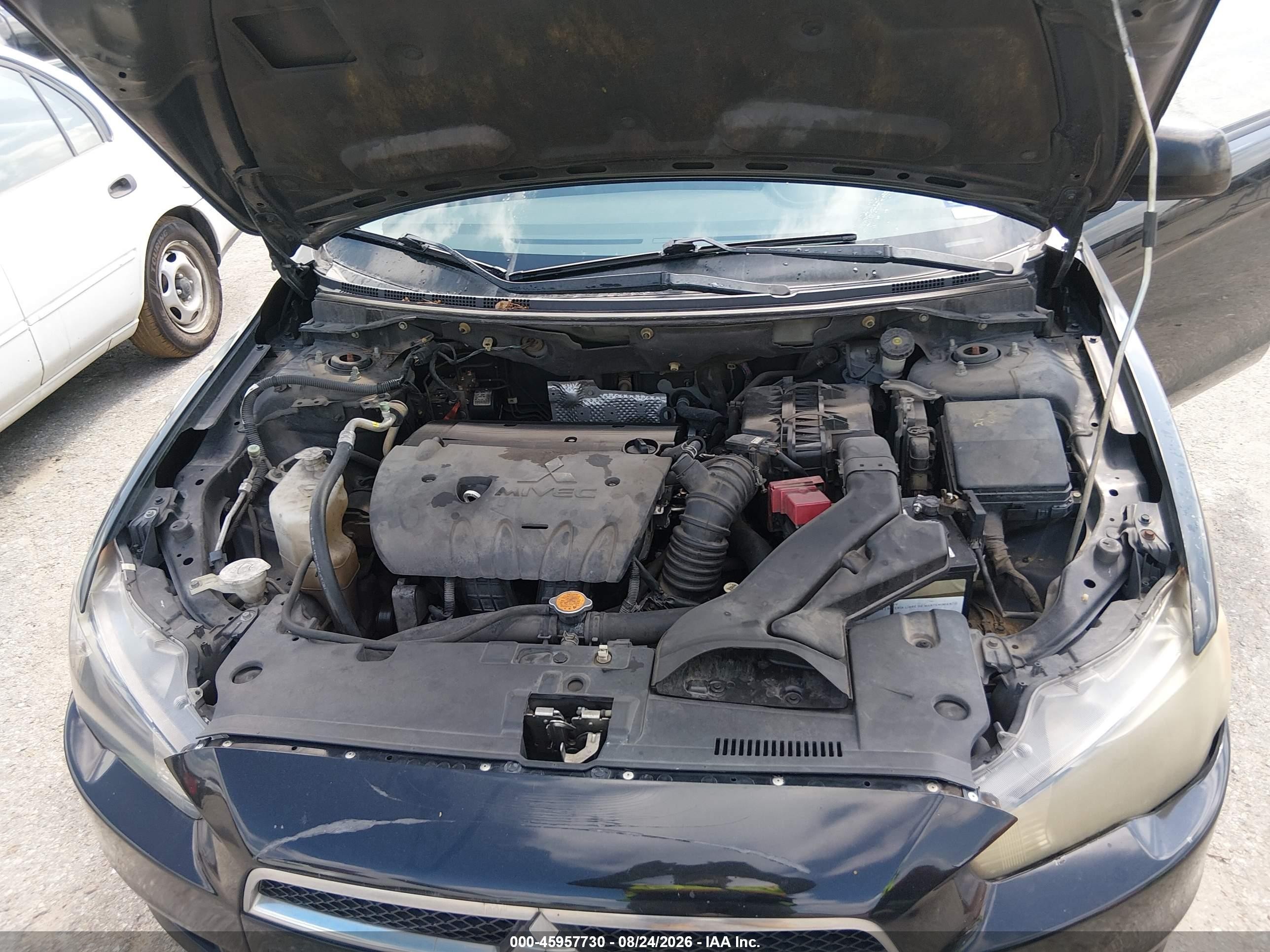 2012 Mitsubishi Lancer Es Черный vin: JA32U2FU9CU023999