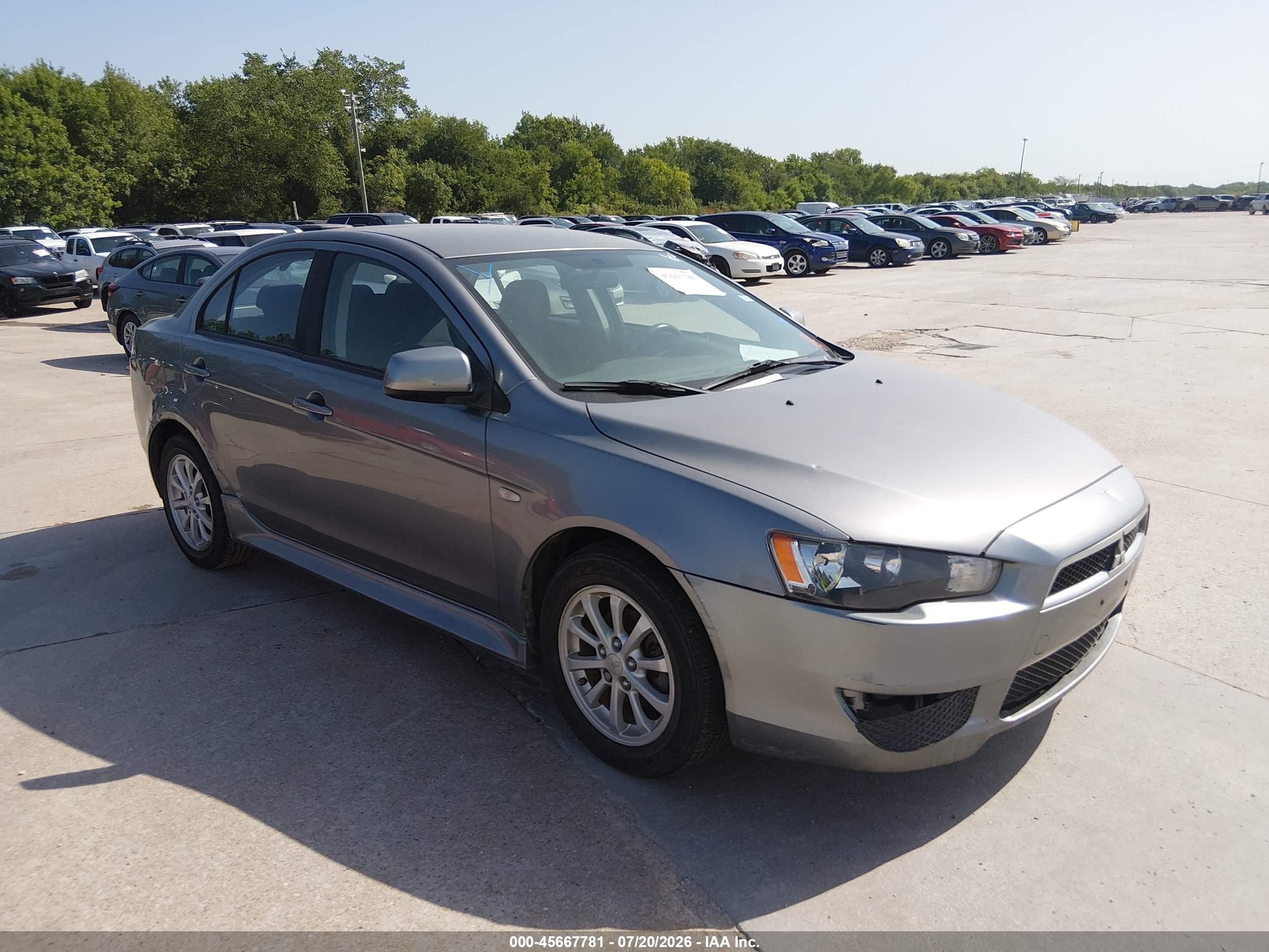 2012 Mitsubishi Lancer Es Blue vin: JA32U2FU9CU024084
