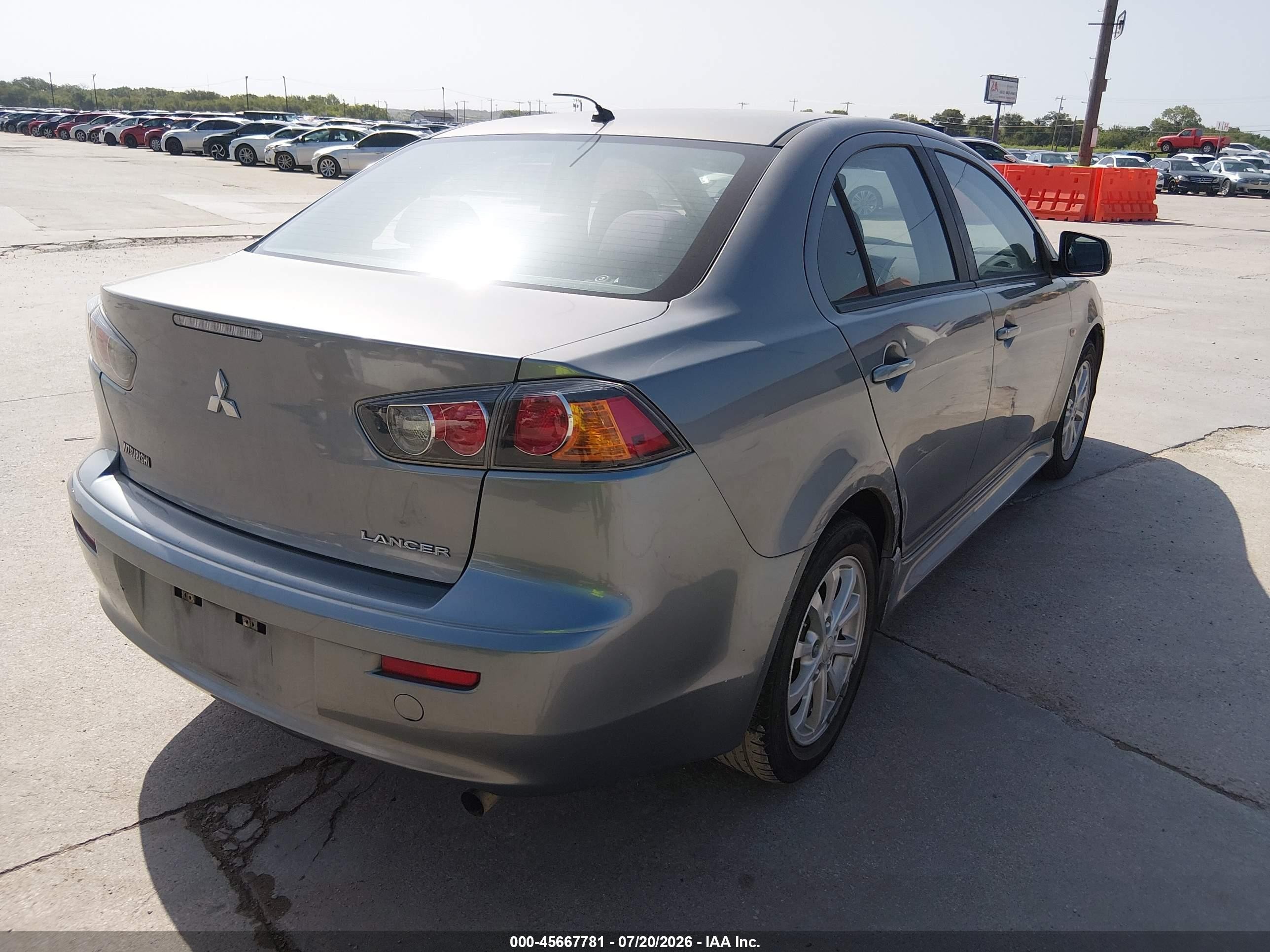 2012 Mitsubishi Lancer Es Blue vin: JA32U2FU9CU024084