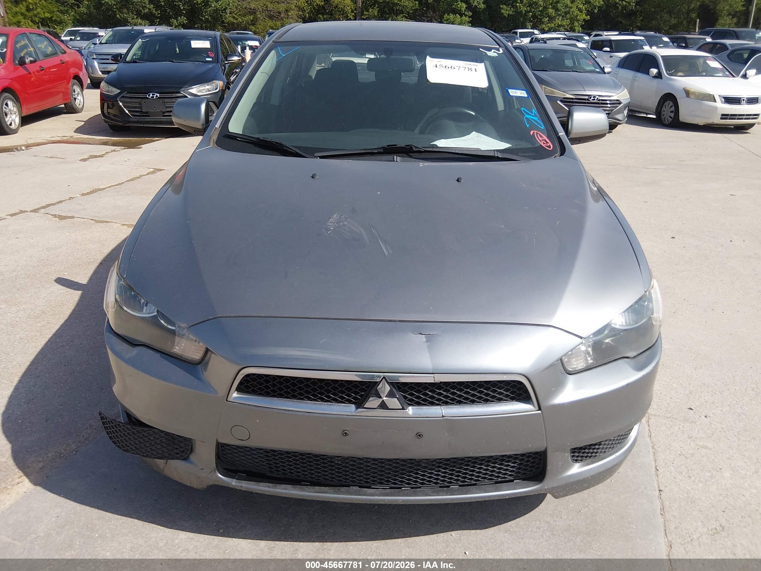 2012 Mitsubishi Lancer Es Blue vin: JA32U2FU9CU024084