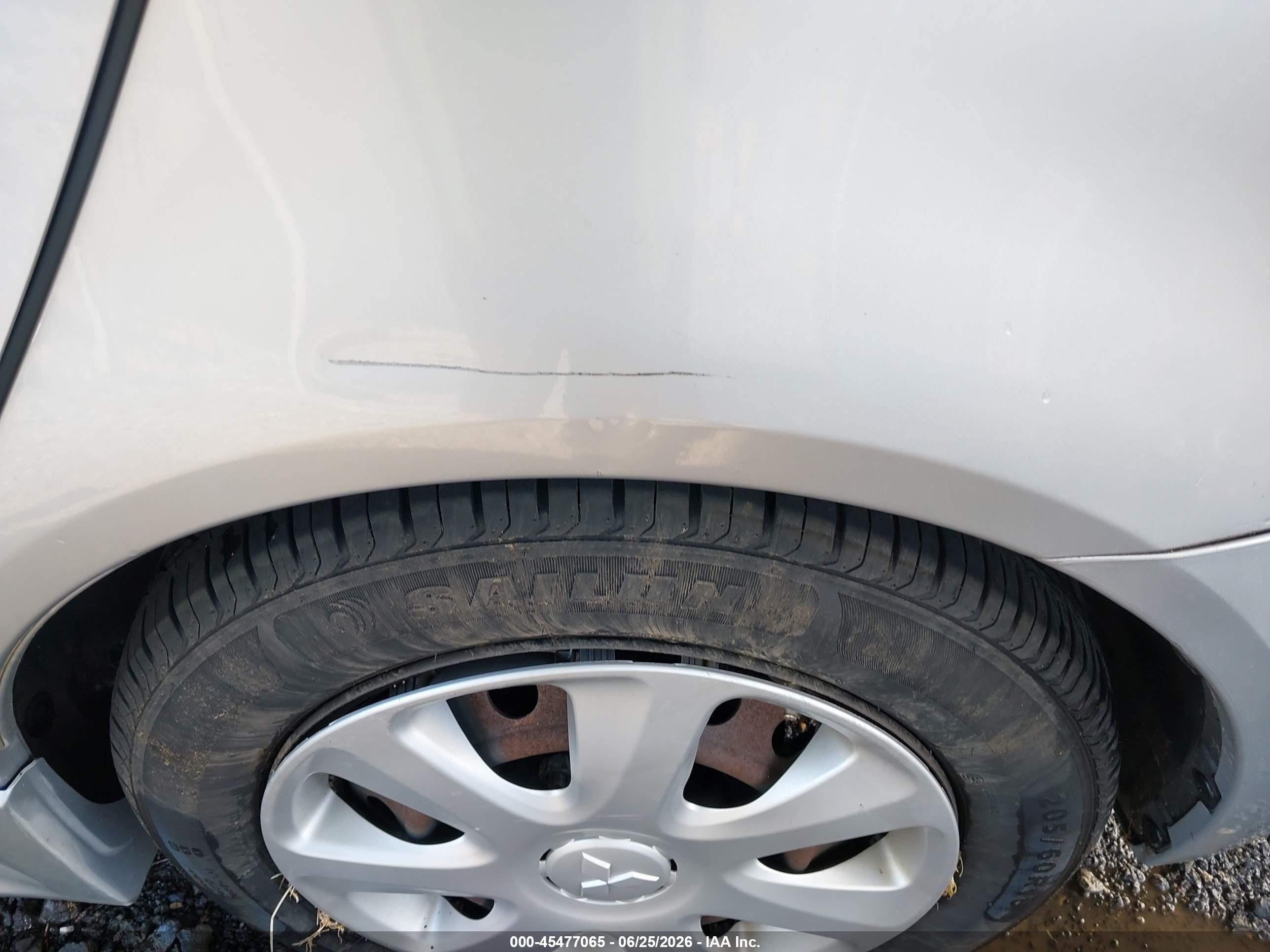 2012 Mitsubishi Lancer Es Silver vin: JA32U2FU9CU025428