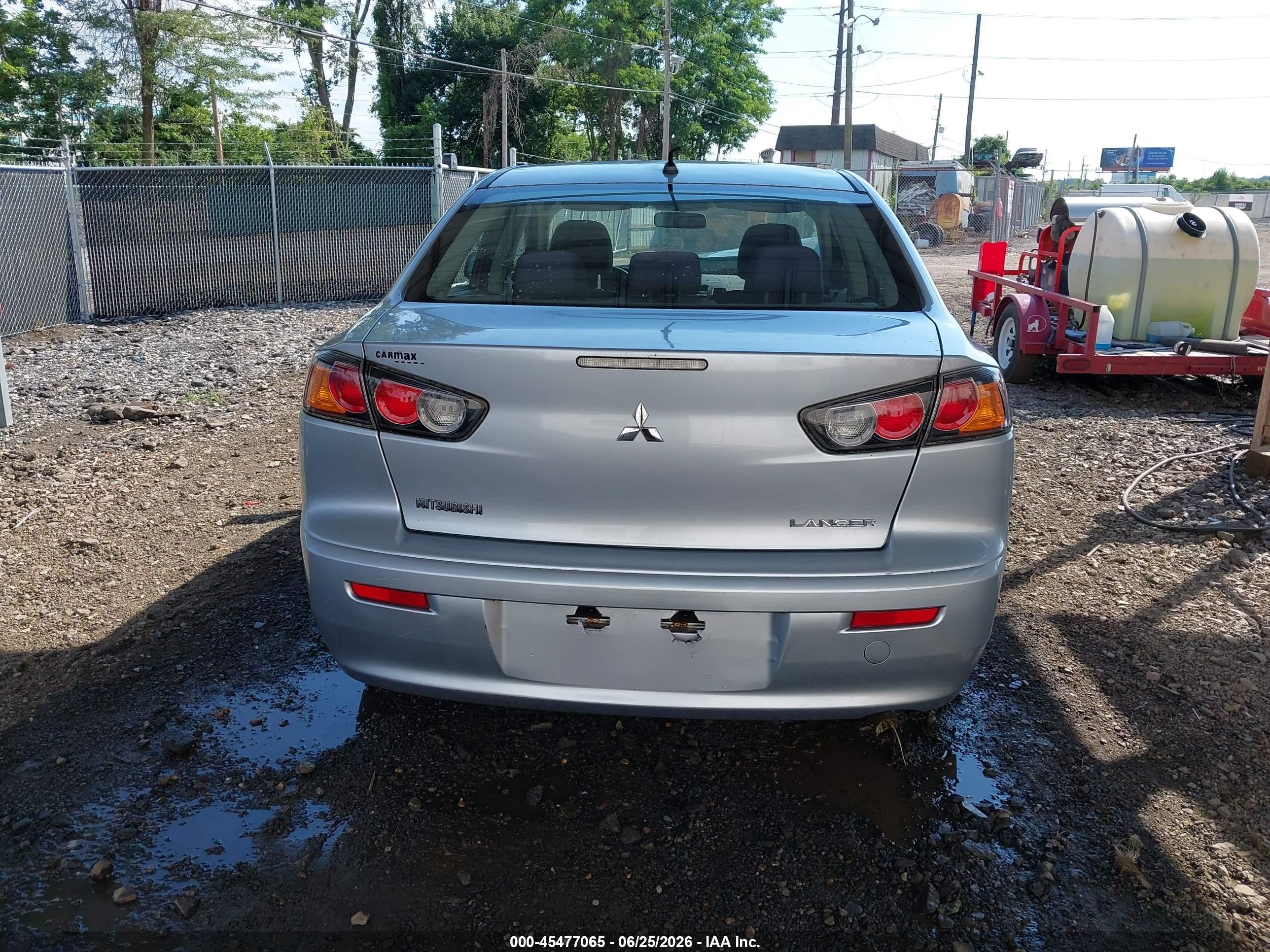 2012 Mitsubishi Lancer Es Silver vin: JA32U2FU9CU025428