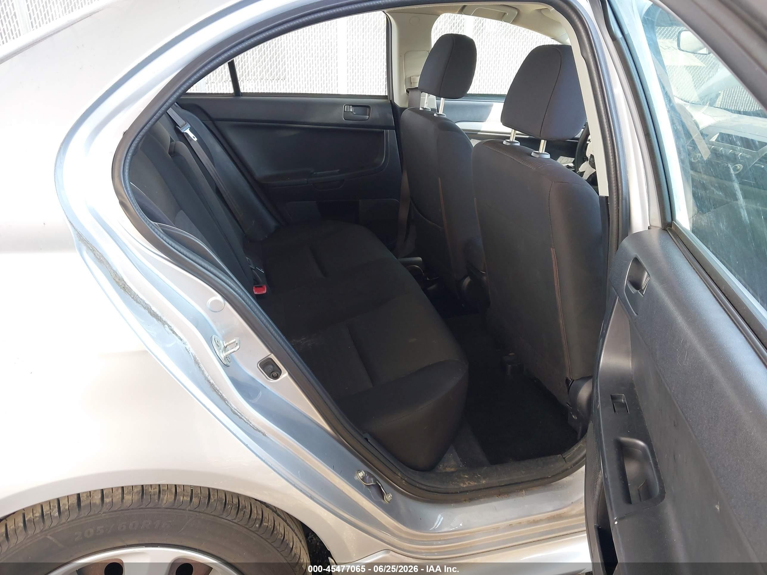 2012 Mitsubishi Lancer Es Silver vin: JA32U2FU9CU025428