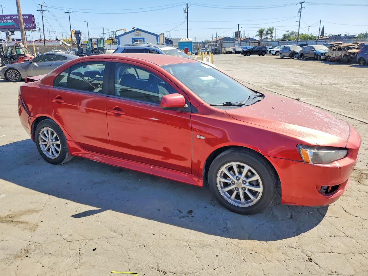 2013 Mitsubishi Lancer Es/es Sport Red vin: JA32U2FU9DU010722