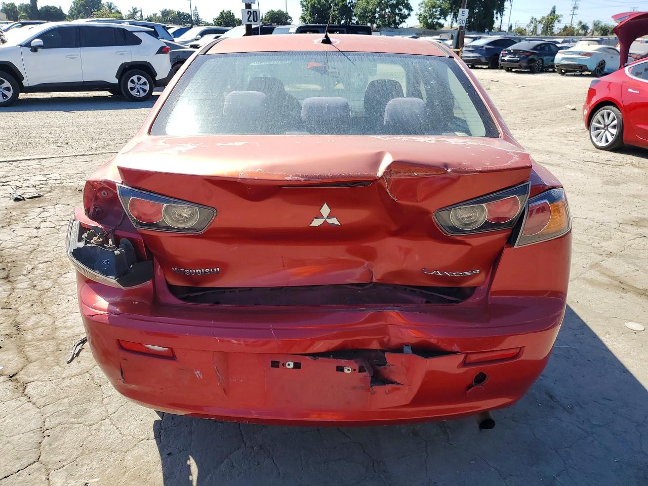 2013 Mitsubishi Lancer Es/es Sport Red vin: JA32U2FU9DU010722