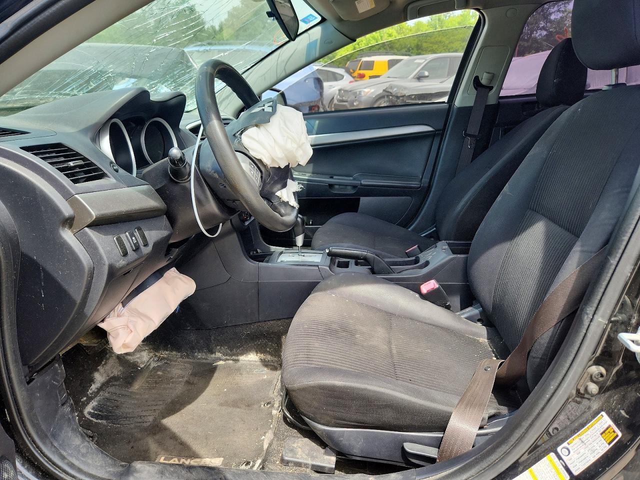 2014 Mitsubishi Lancer Es Black vin: JA32U2FU9EU002847