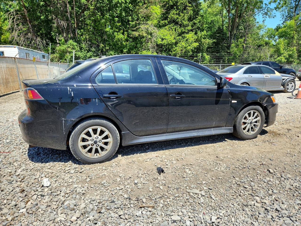 2014 Mitsubishi Lancer Es Black vin: JA32U2FU9EU002847