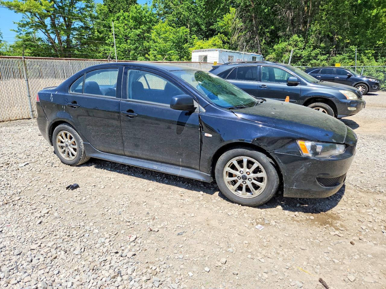 2014 Mitsubishi Lancer Es Black vin: JA32U2FU9EU002847