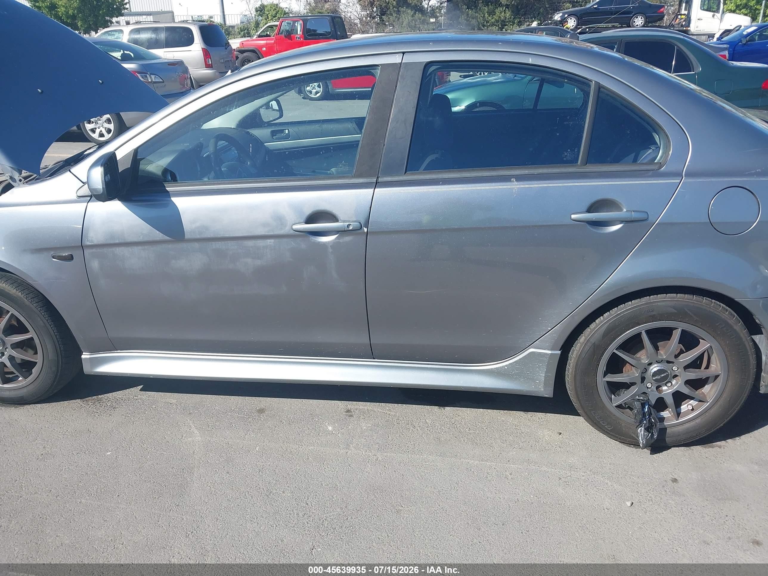2014 Mitsubishi Lancer Es Серый vin: JA32U2FU9EU004632