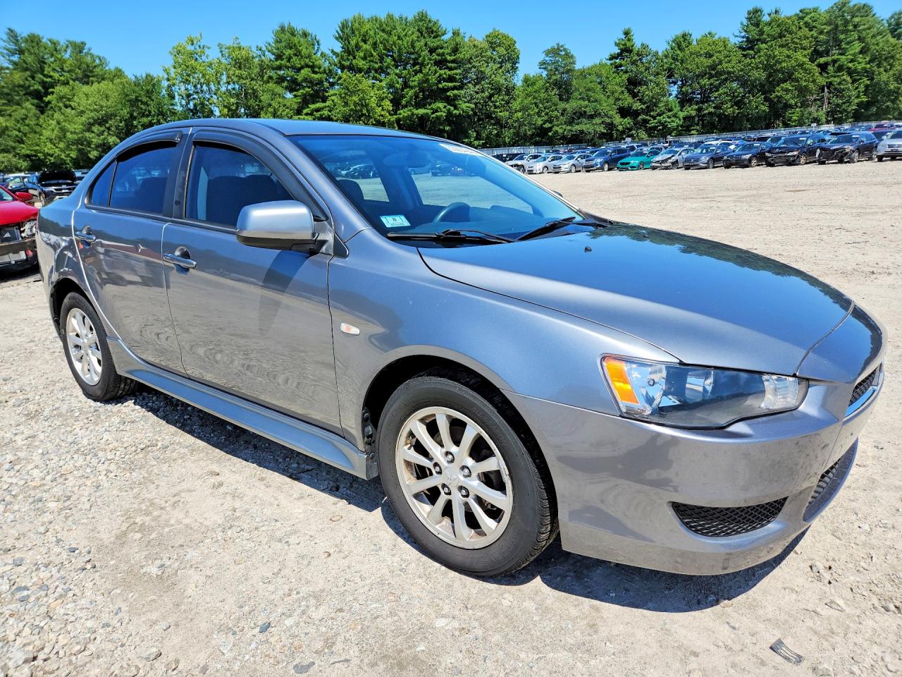 2014 Mitsubishi Lancer Es/es Sport Silver vin: JA32U2FU9EU020443