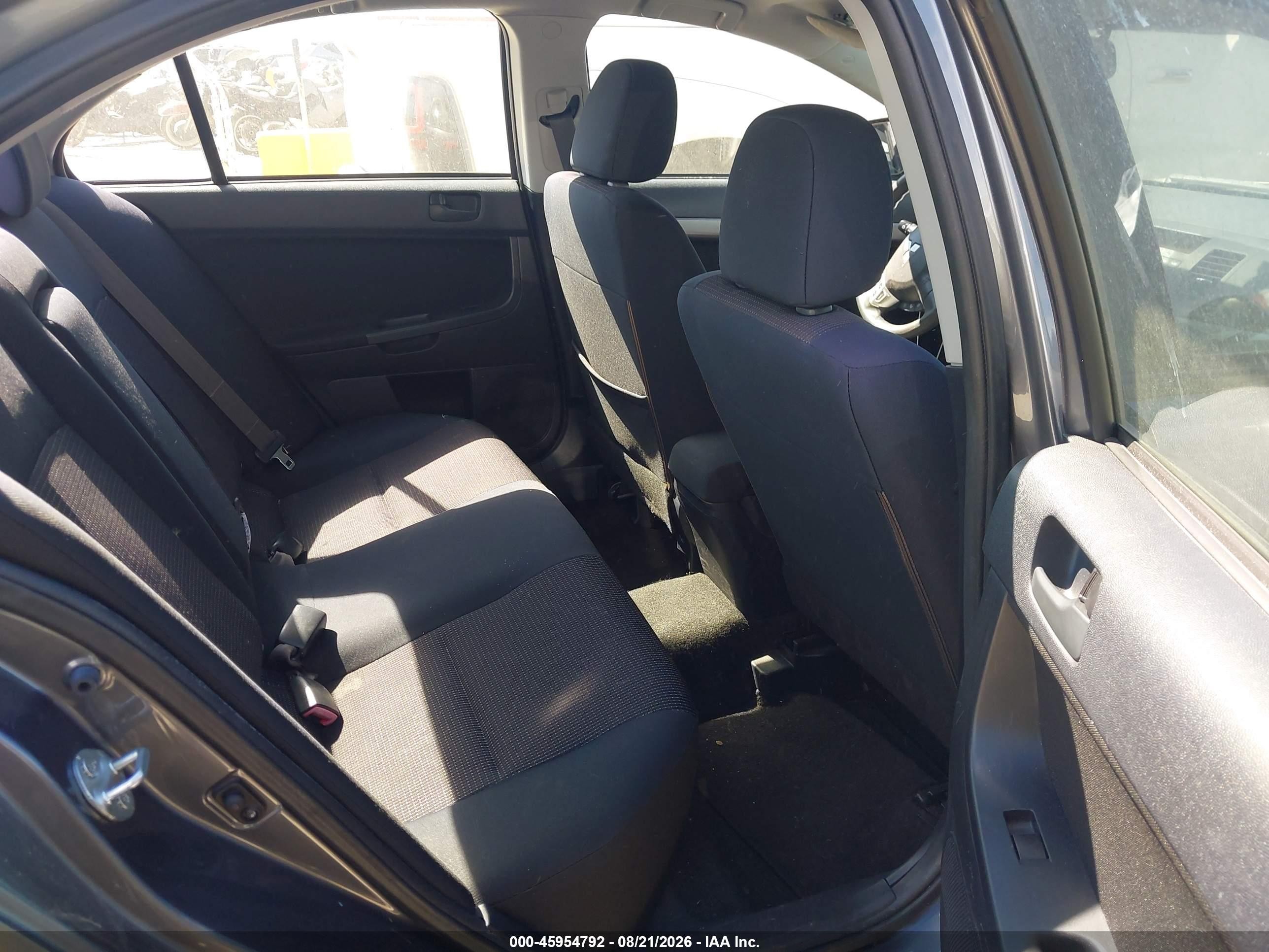 2010 Mitsubishi Lancer Es Gray vin: JA32U2FUXAU003676