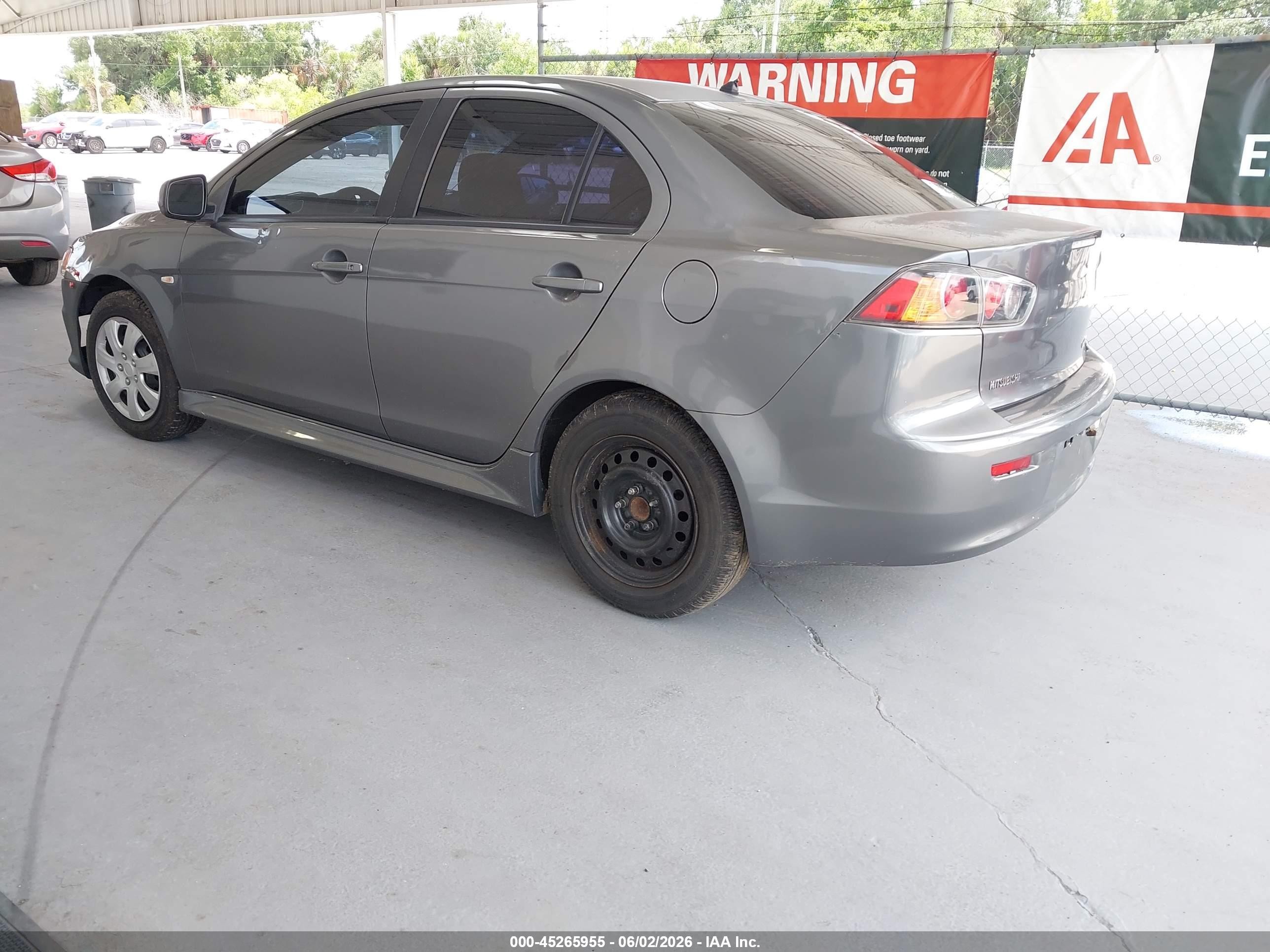 2010 Mitsubishi Lancer Es Gray vin: JA32U2FUXAU021918