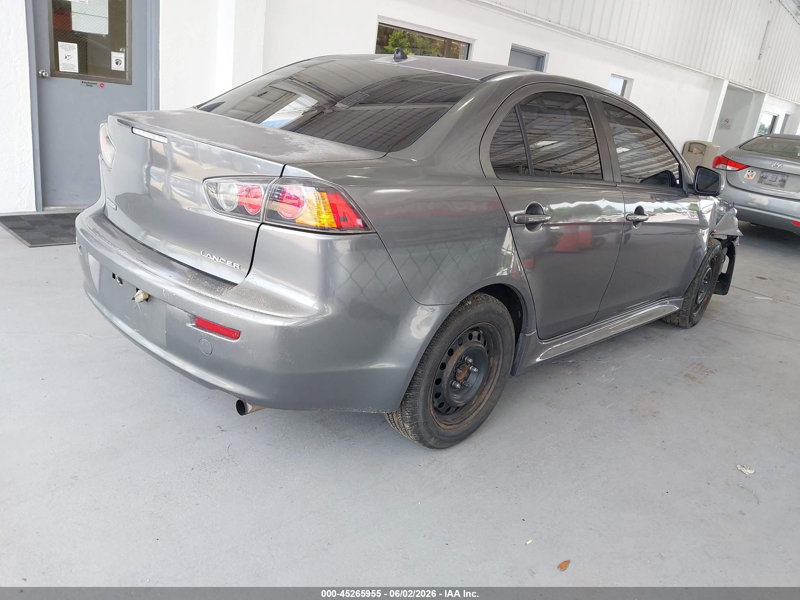 2010 Mitsubishi Lancer Es Gray vin: JA32U2FUXAU021918