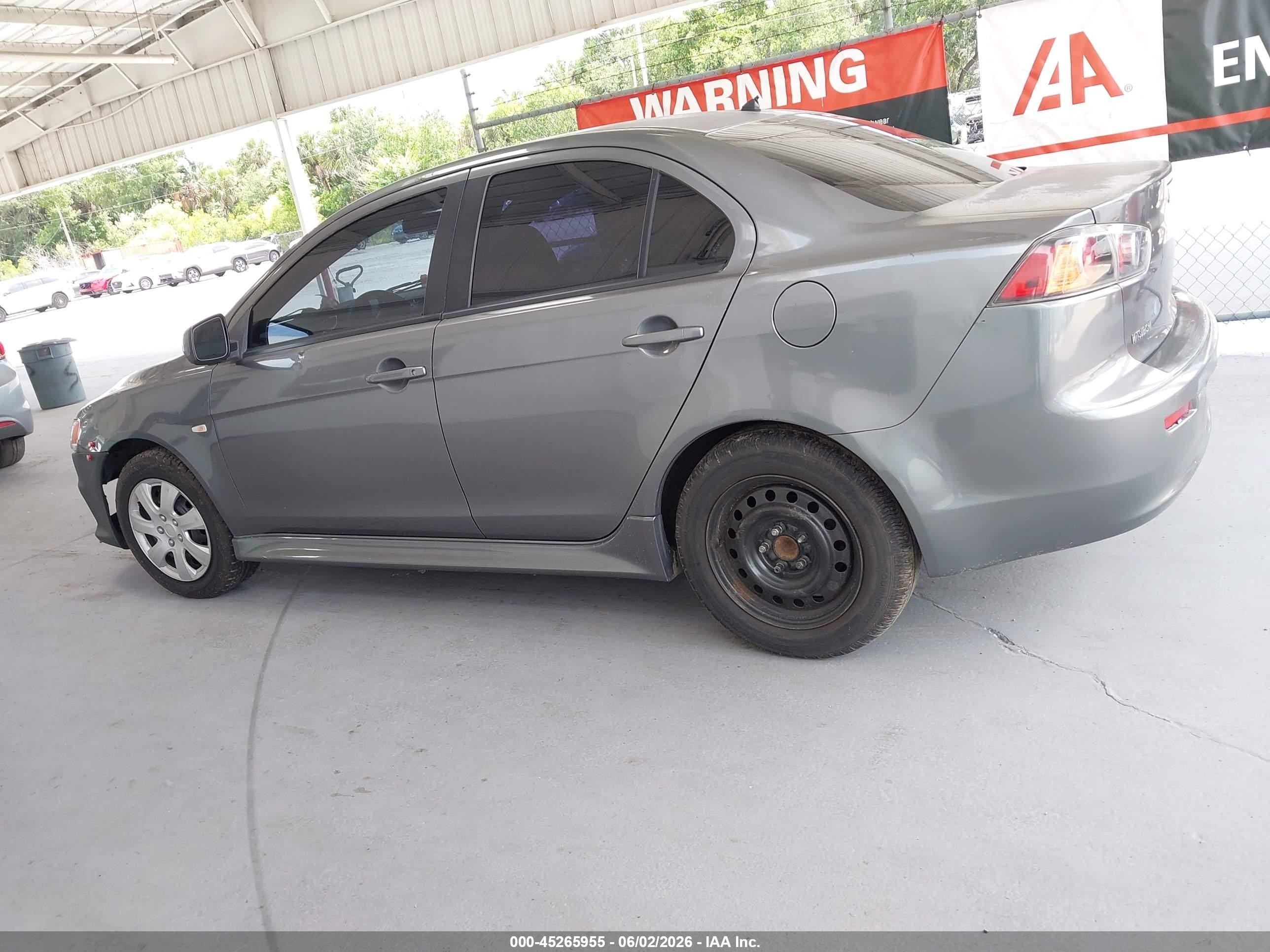 2010 Mitsubishi Lancer Es Gray vin: JA32U2FUXAU021918