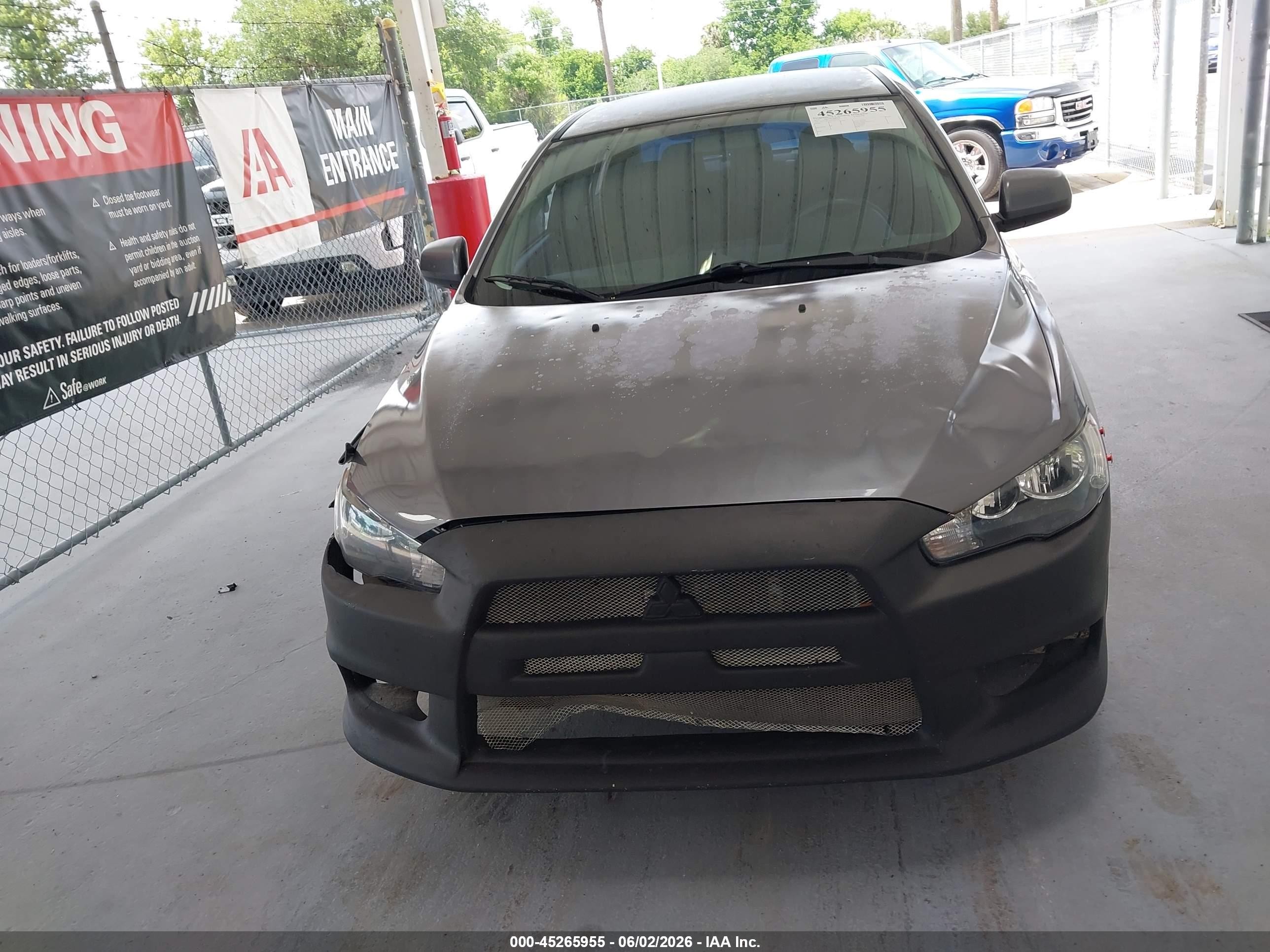 2010 Mitsubishi Lancer Es Gray vin: JA32U2FUXAU021918