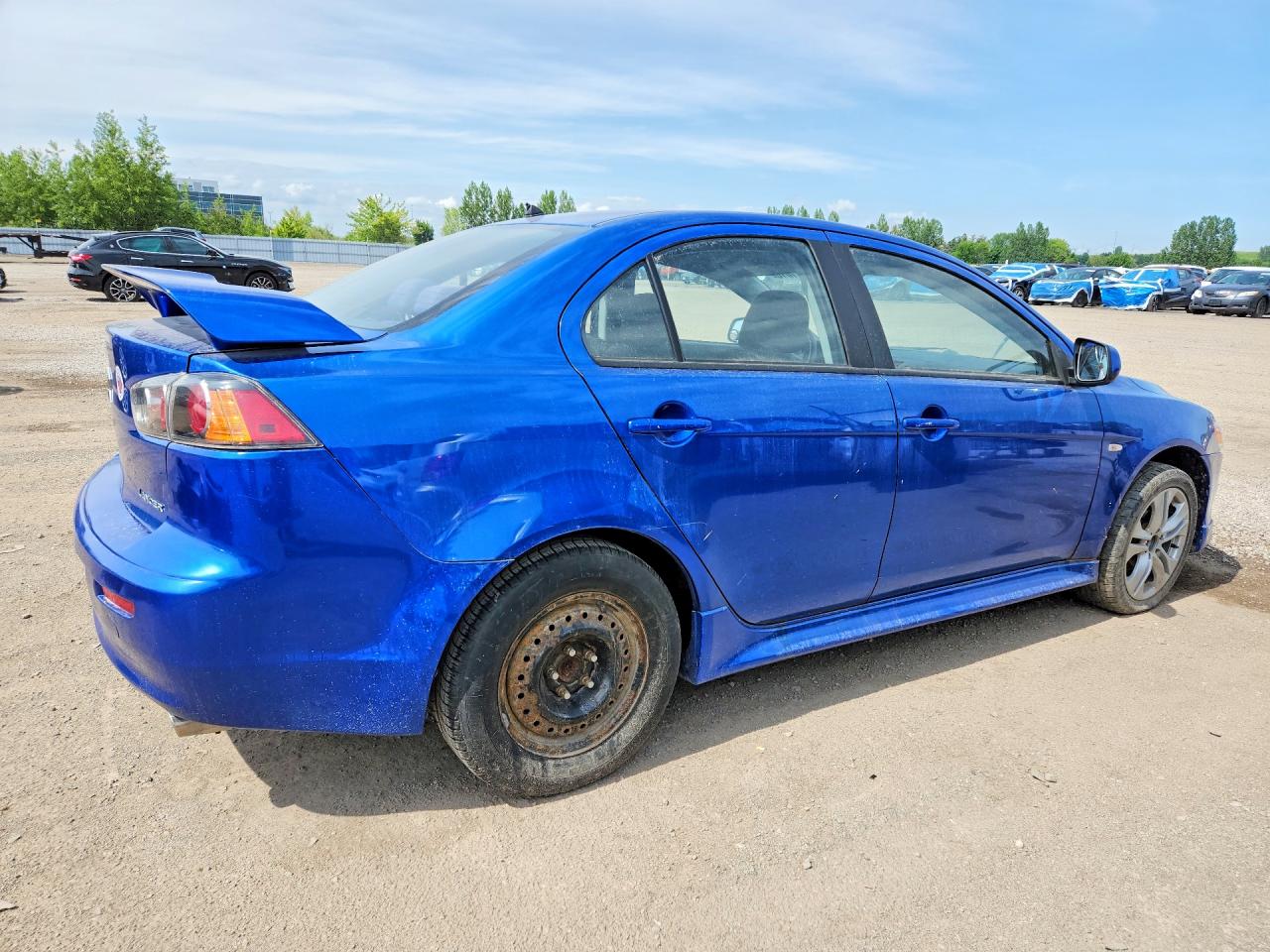 2010 Mitsubishi Lancer Es Blue vin: JA32U2FUXAU603565
