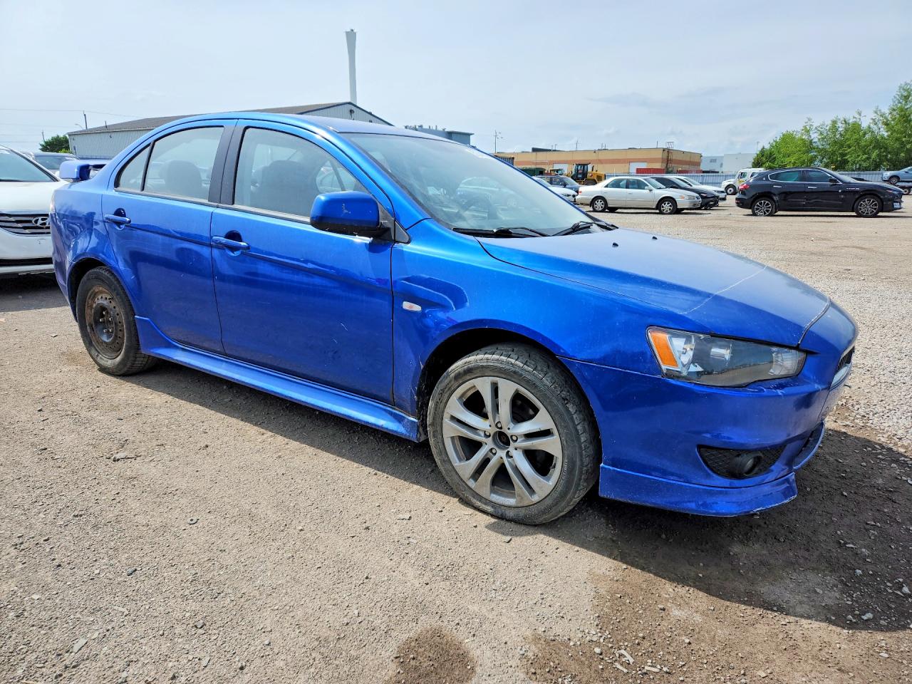 2010 Mitsubishi Lancer Es Blue vin: JA32U2FUXAU603565