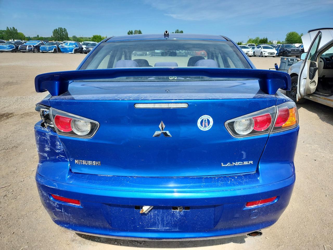 2010 Mitsubishi Lancer Es Blue vin: JA32U2FUXAU603565