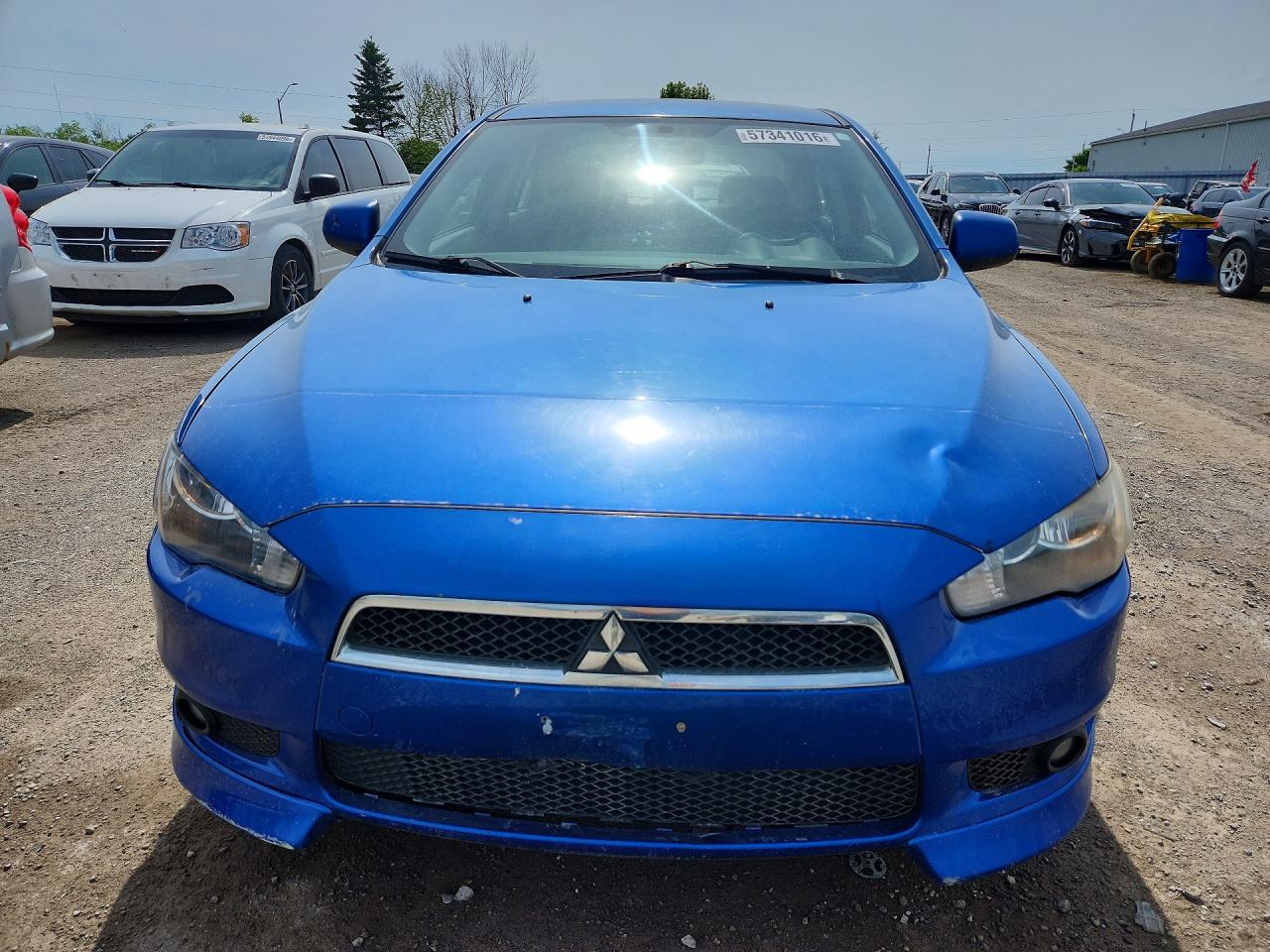 2010 Mitsubishi Lancer Es Blue vin: JA32U2FUXAU603565