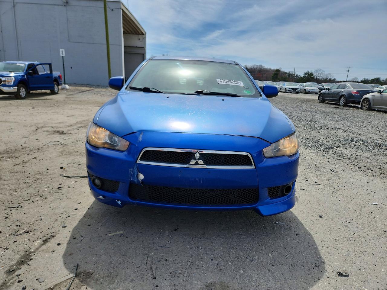 2012 Mitsubishi Lancer Es Blue vin: JA32U2FUXCU009884