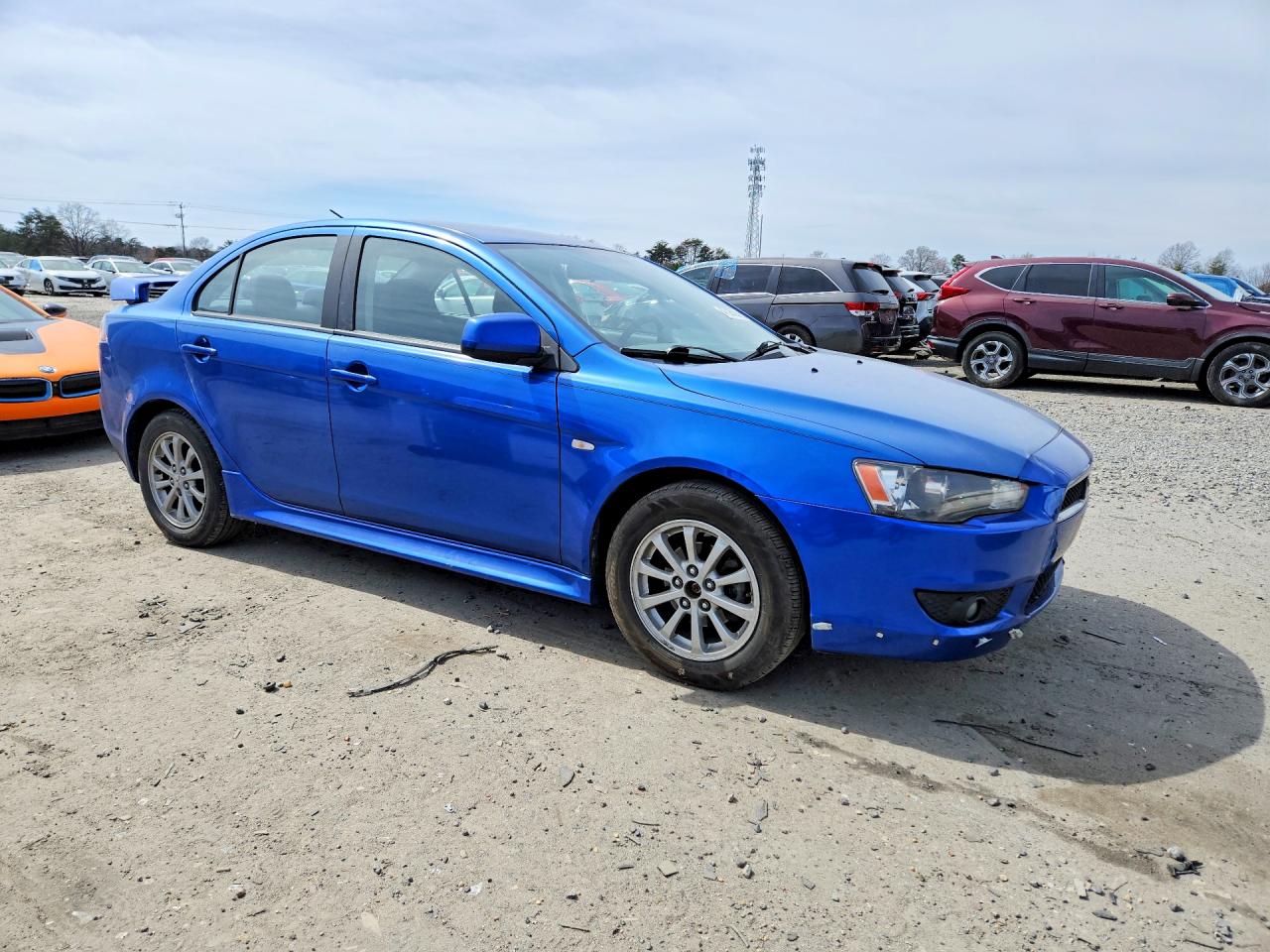 2012 Mitsubishi Lancer Es Blue vin: JA32U2FUXCU009884