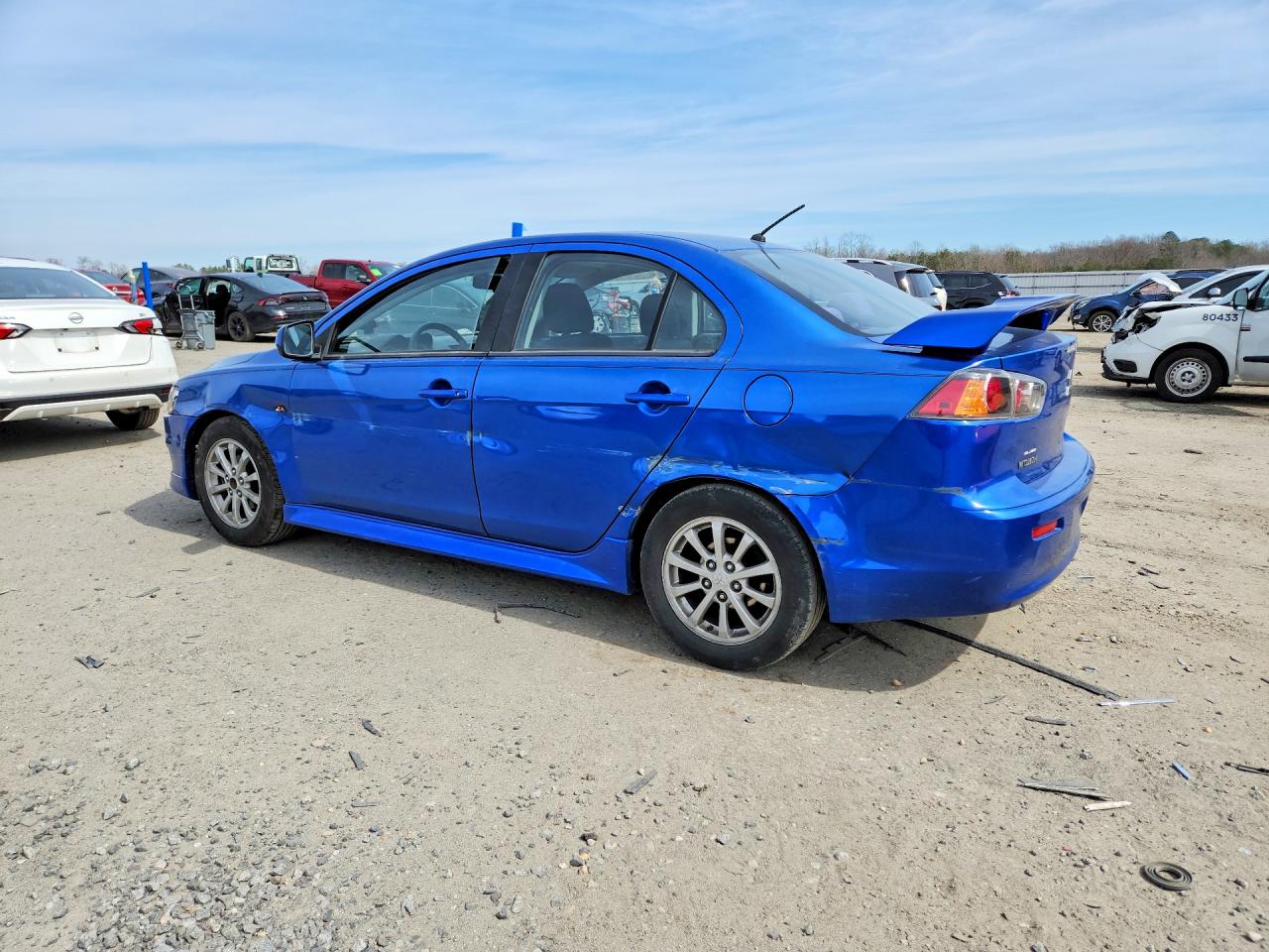 2012 Mitsubishi Lancer Es Blue vin: JA32U2FUXCU009884