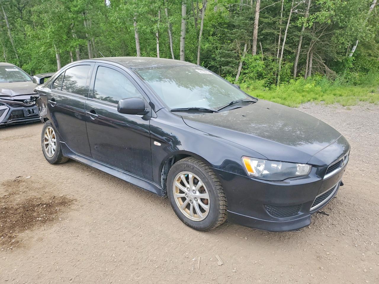 2012 Mitsubishi Lancer Es/es Sport Black vin: JA32U2FUXCU608607