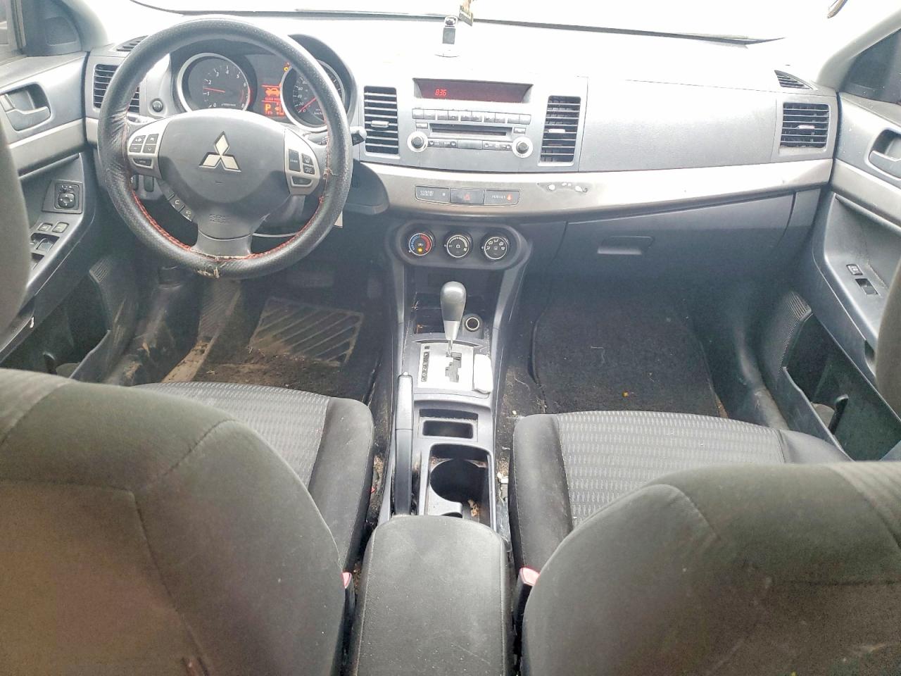 2012 Mitsubishi Lancer Es/es Sport Black vin: JA32U2FUXCU608607