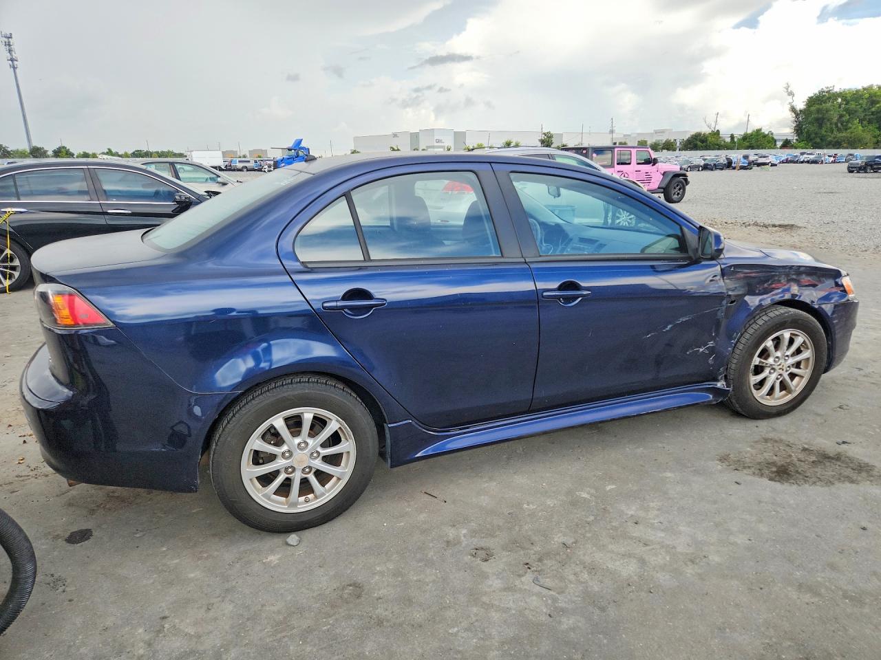 2013 Mitsubishi Lancer Es/es Sport Blue vin: JA32U2FUXDU023155