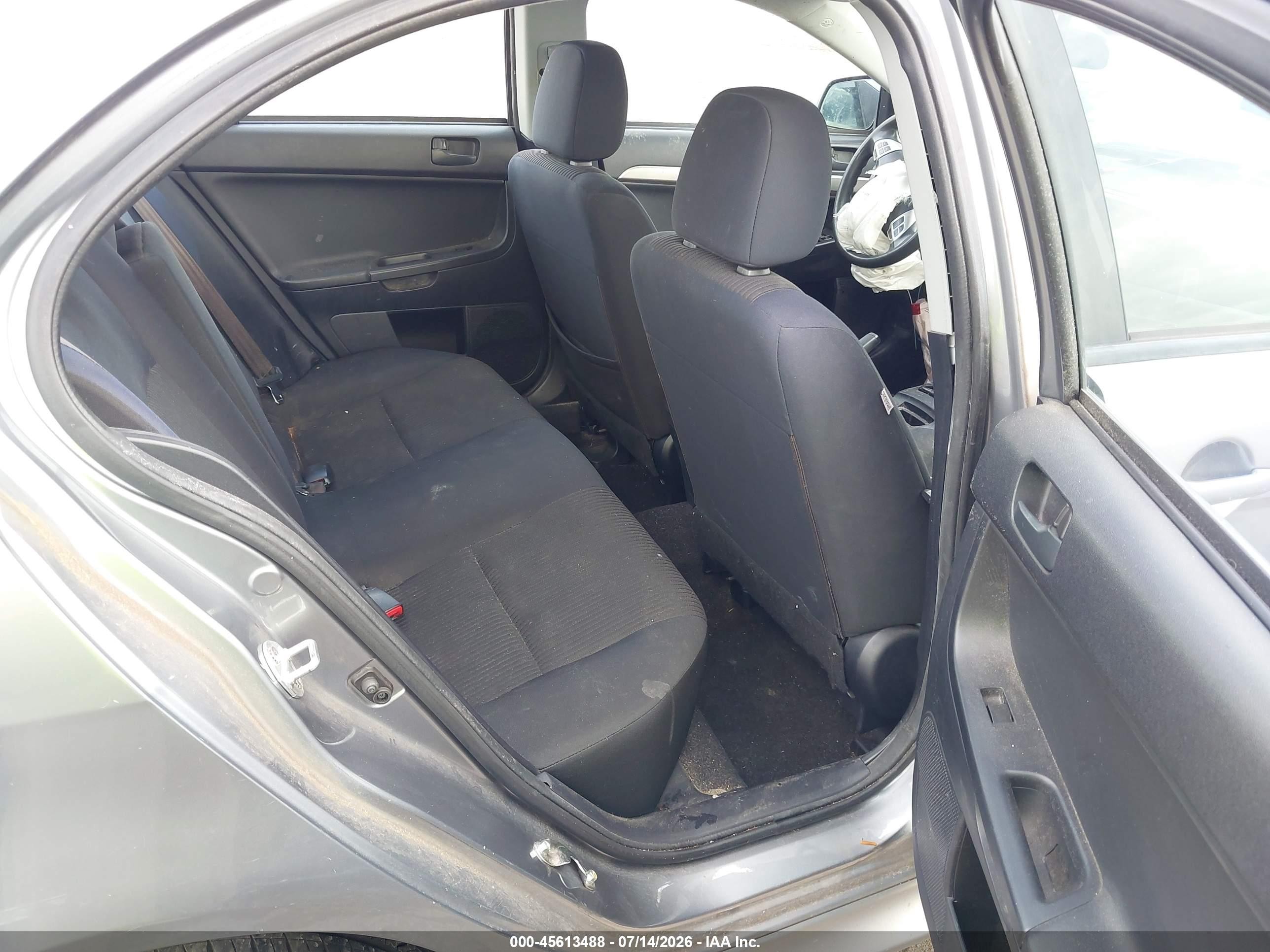 2014 Mitsubishi Lancer Es Gray vin: JA32U2FUXEU001528