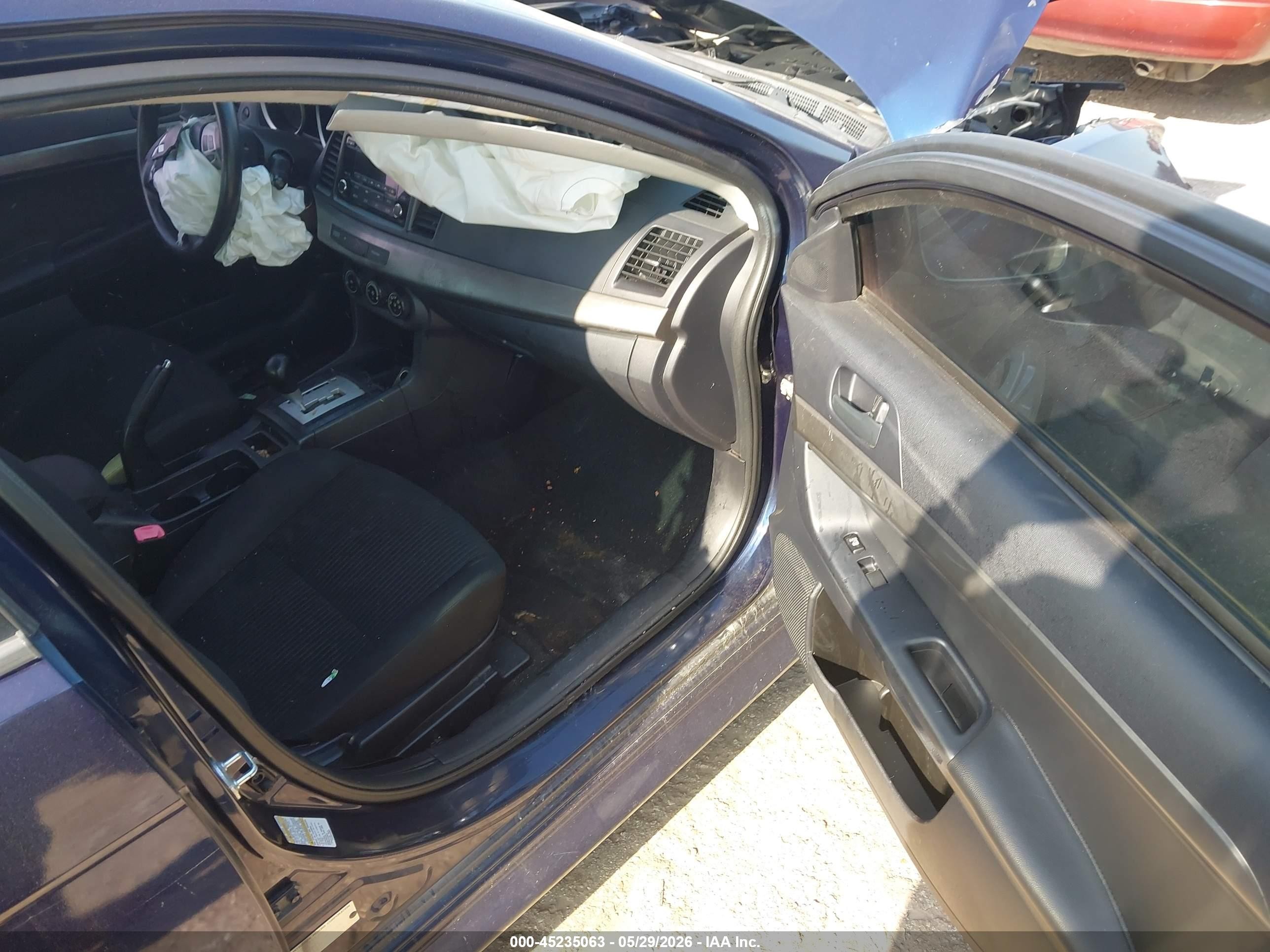 2014 Mitsubishi Lancer Es/es Sport Blue vin: JA32U2FUXEU003604