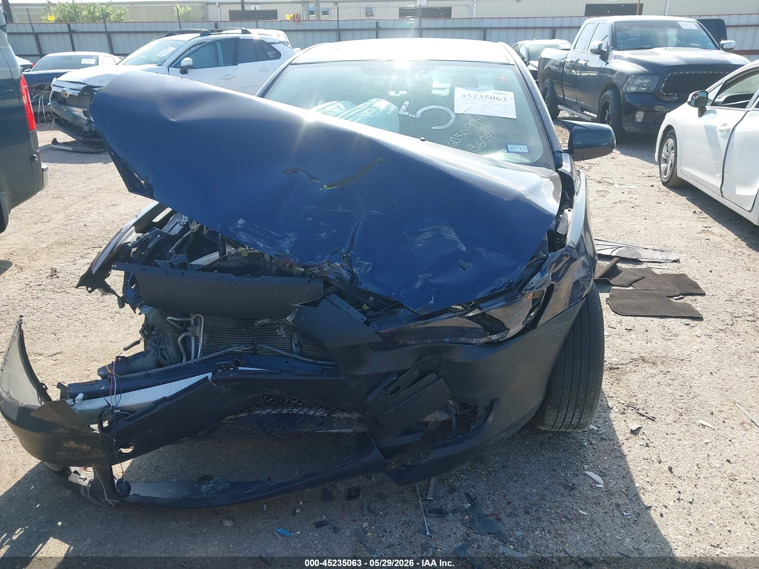 2014 Mitsubishi Lancer Es/es Sport Blue vin: JA32U2FUXEU003604