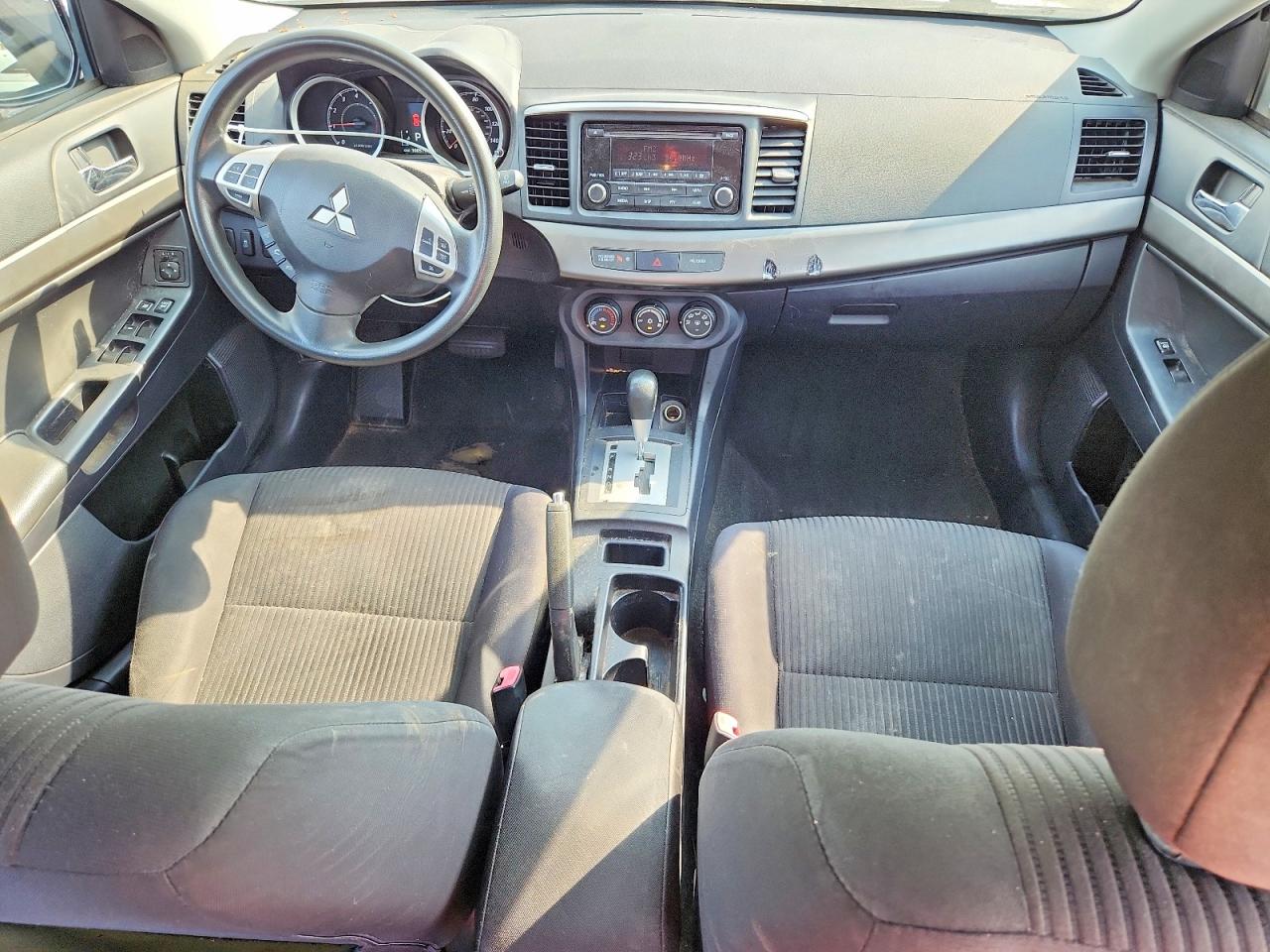 2015 Mitsubishi Lancer Es White vin: JA32U2FUXFU002311