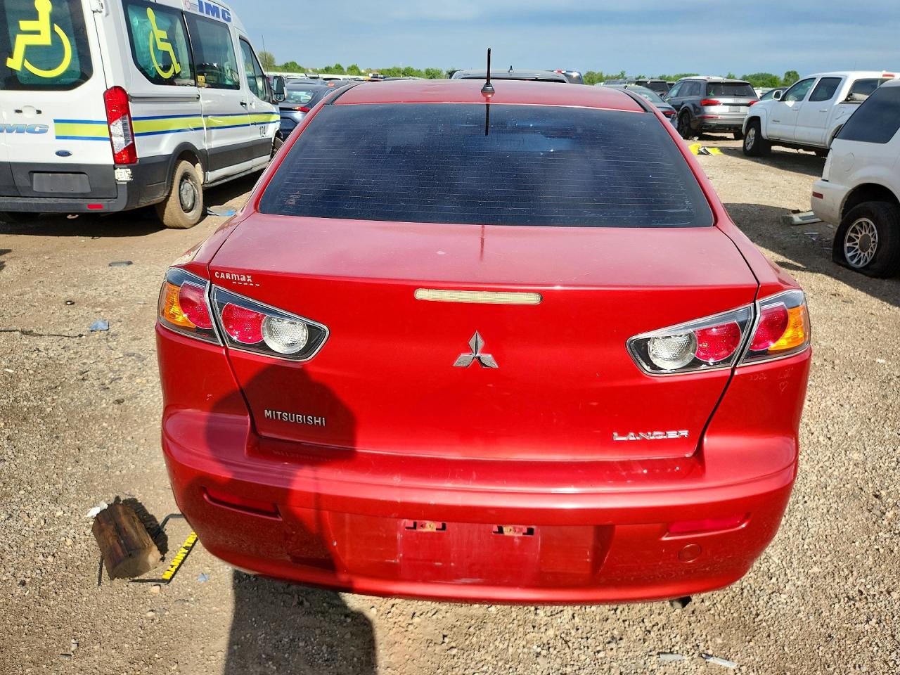 2015 Mitsubishi Lancer Red vin: JA32U2FUXFU004415