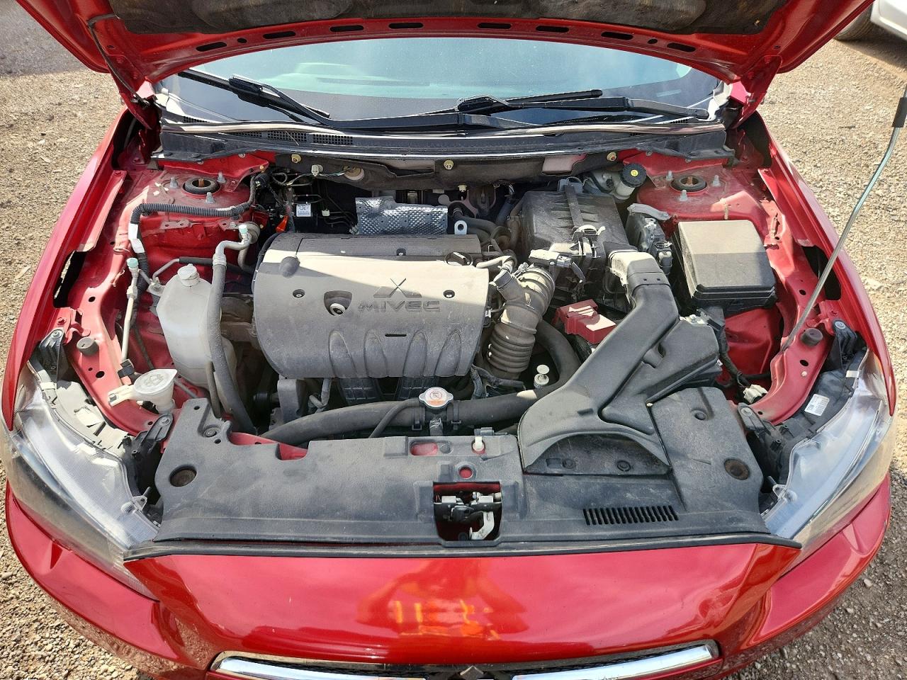 2015 Mitsubishi Lancer Red vin: JA32U2FUXFU004415