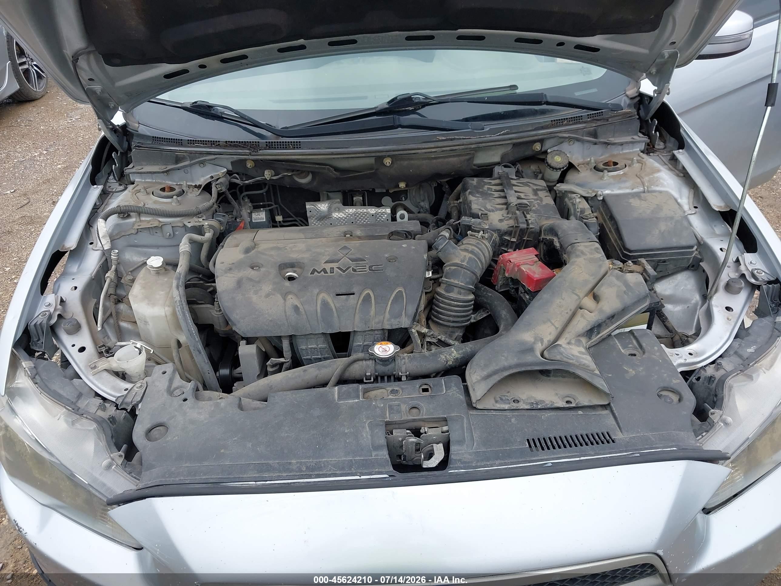 2015 Mitsubishi Lancer Es Silver vin: JA32U2FUXFU017391