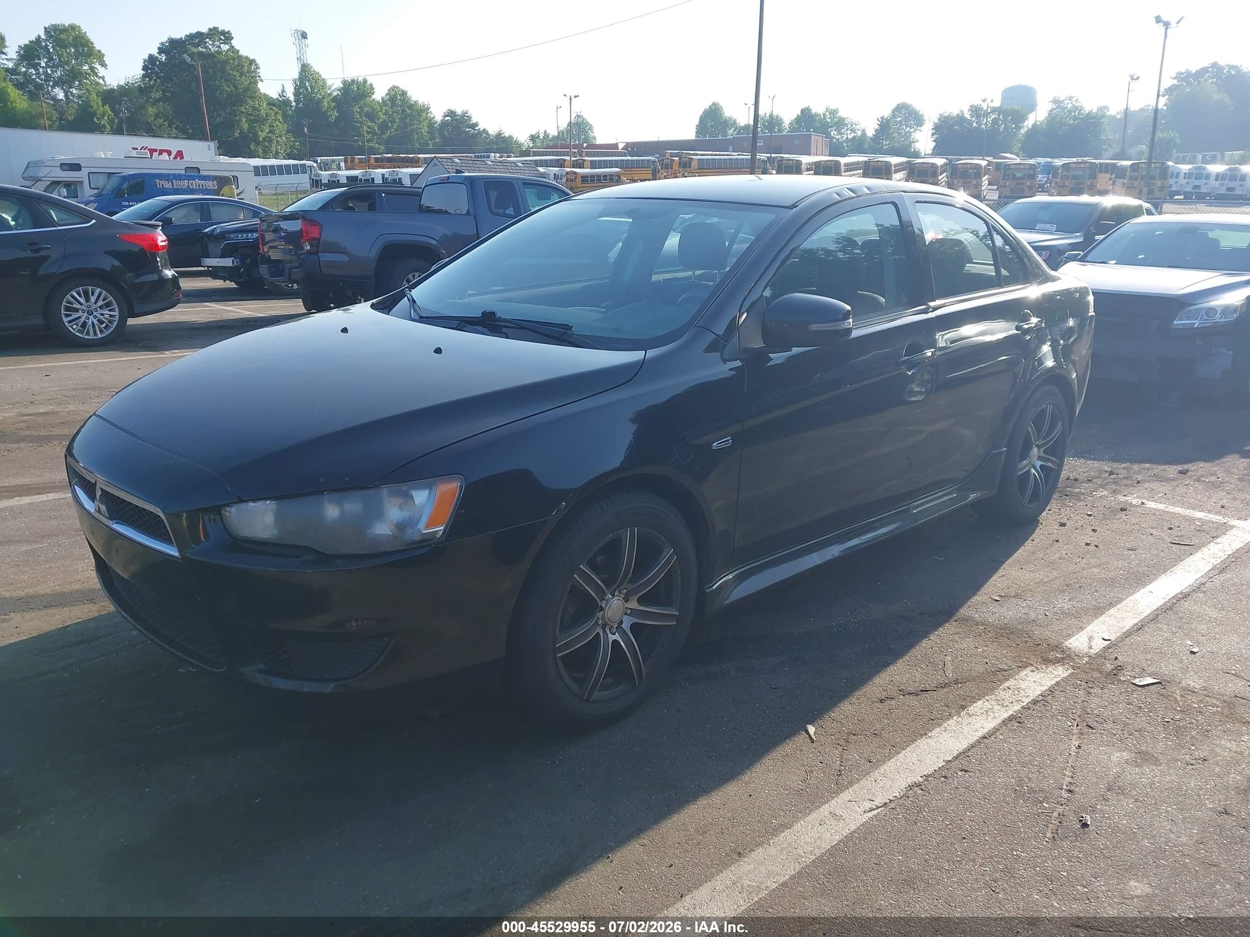 2015 Mitsubishi Lancer Es Black vin: JA32U2FUXFU017911