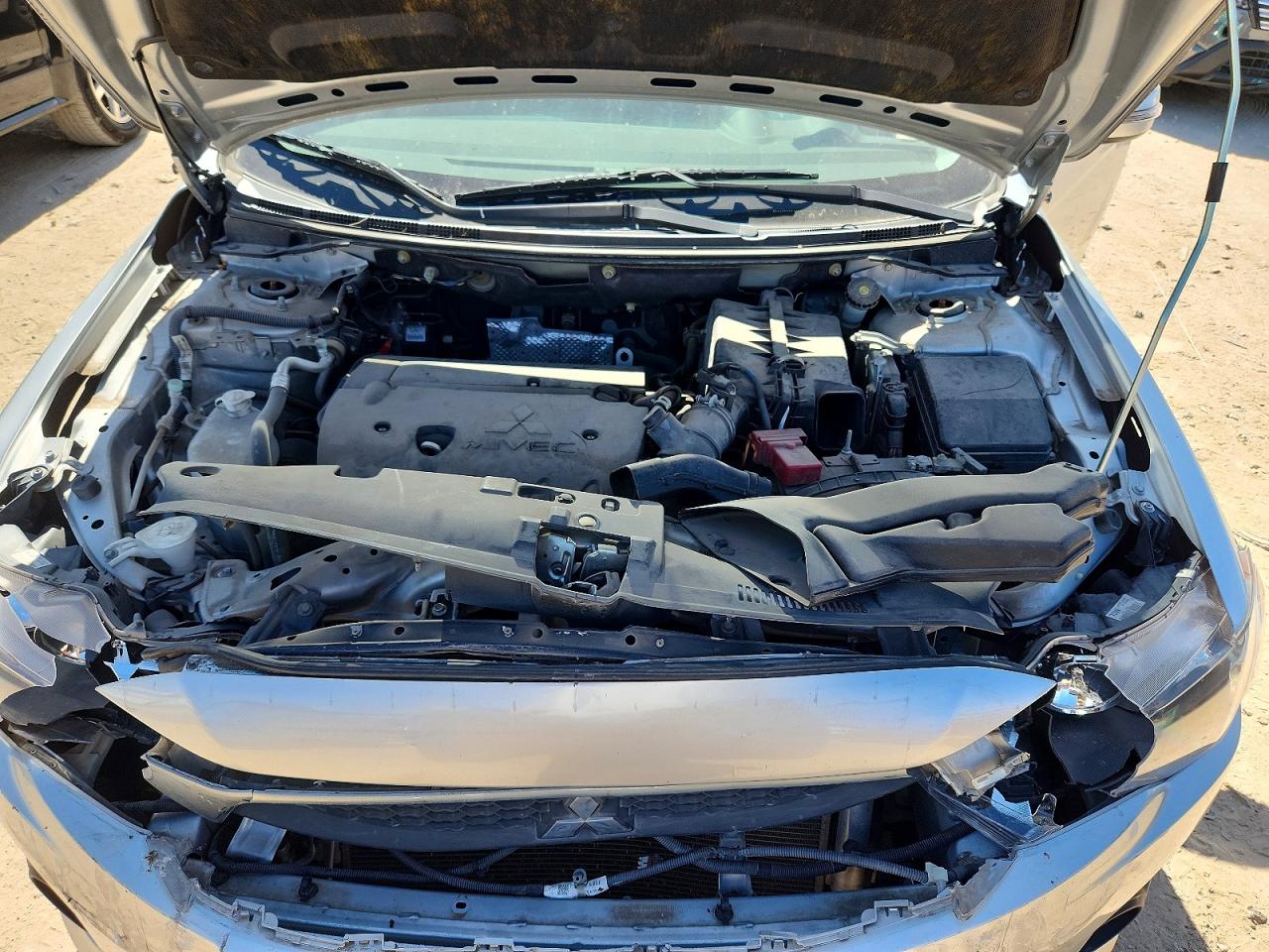 2017 Mitsubishi Lancer Es Silver vin: JA32U2FUXHU012095