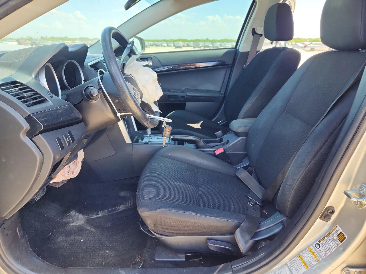 2017 Mitsubishi Lancer Es Silver vin: JA32U2FUXHU012095