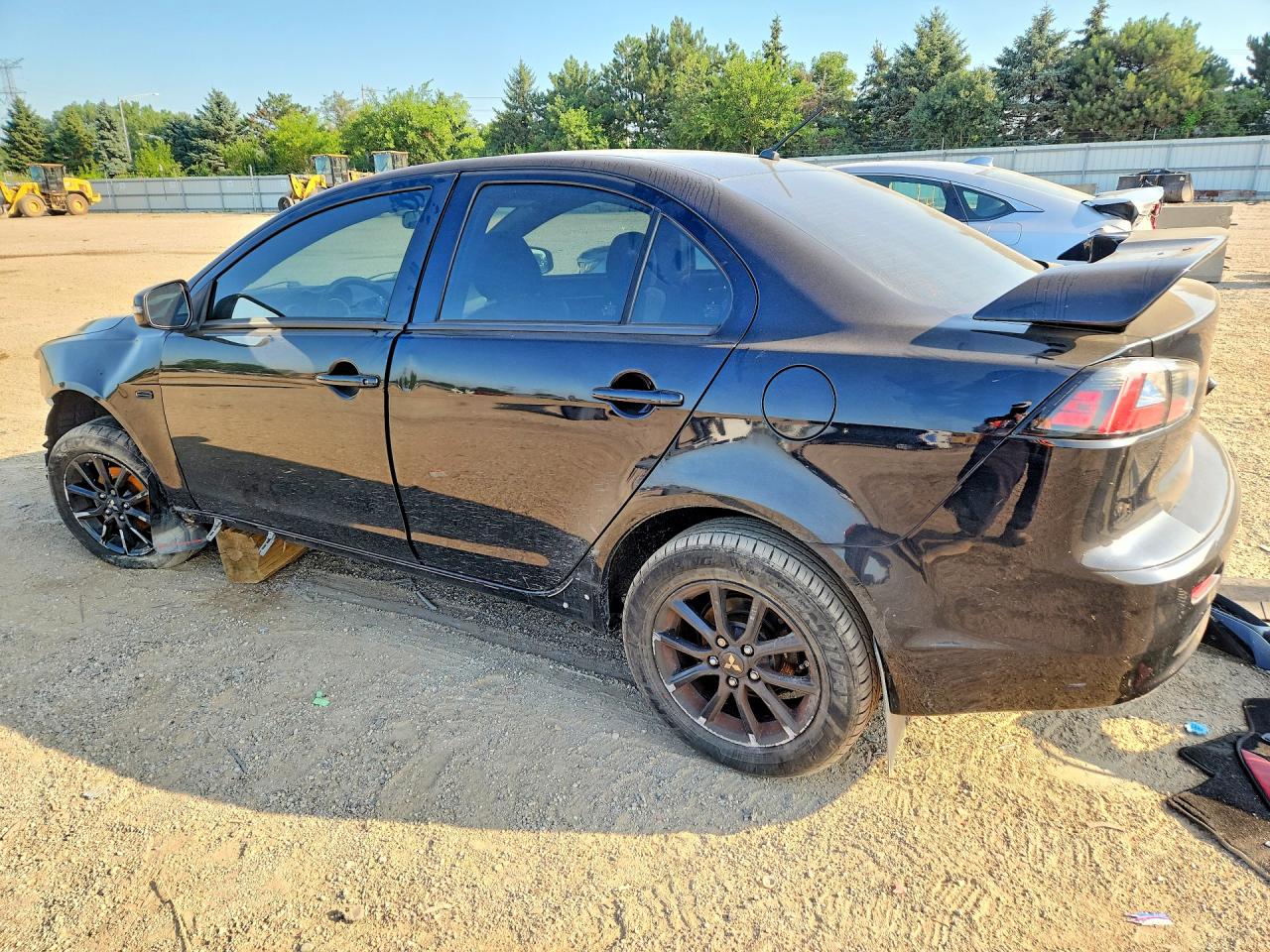2017 Mitsubishi Lancer Es Черный vin: JA32U2FUXHU014171