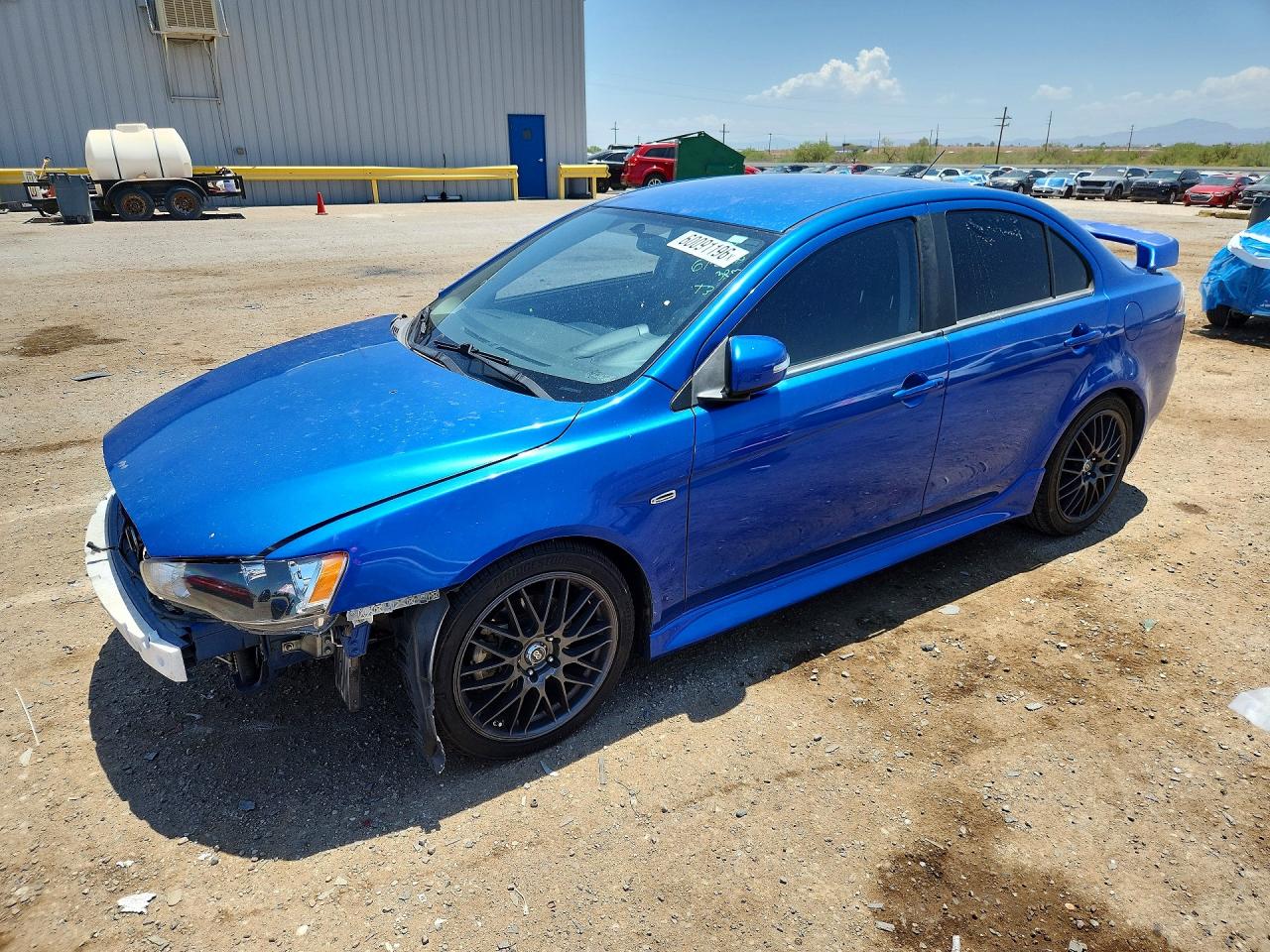 2015 Mitsubishi Lancer Gt Blue vin: JA32U8FW0FU024094