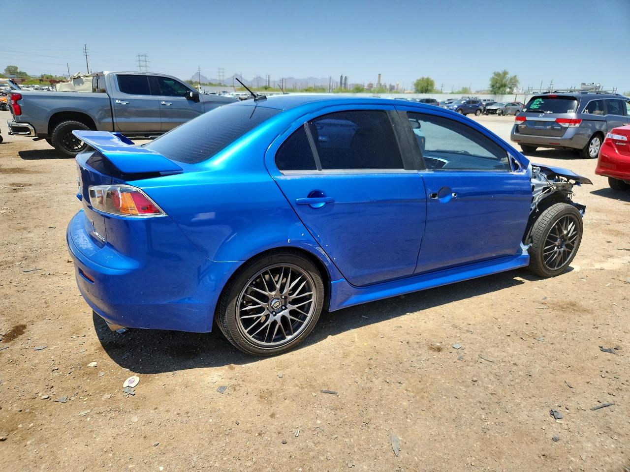 2015 Mitsubishi Lancer Gt Blue vin: JA32U8FW0FU024094